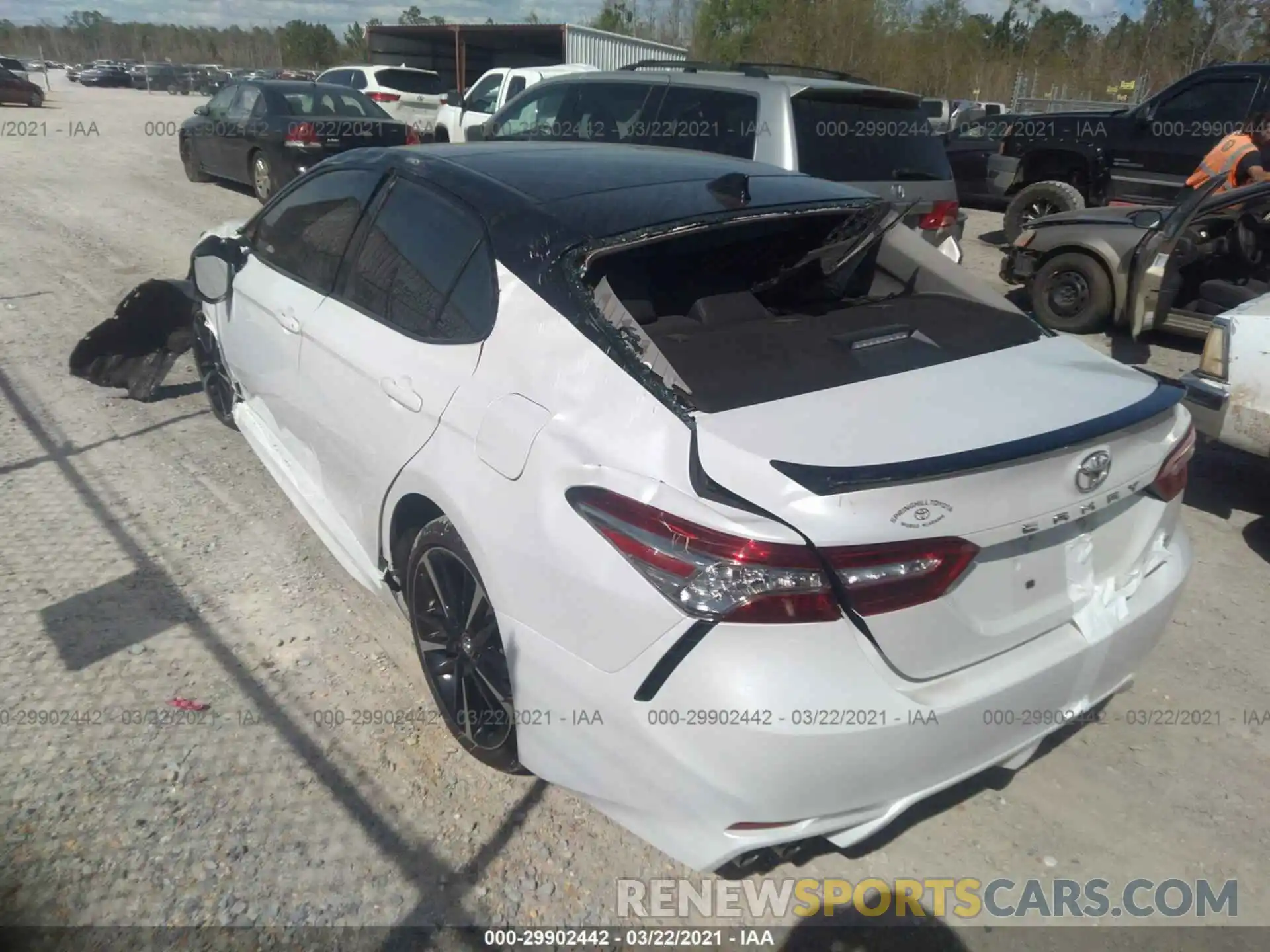 3 Photograph of a damaged car 4T1B61HKXKU263350 TOYOTA CAMRY 2019