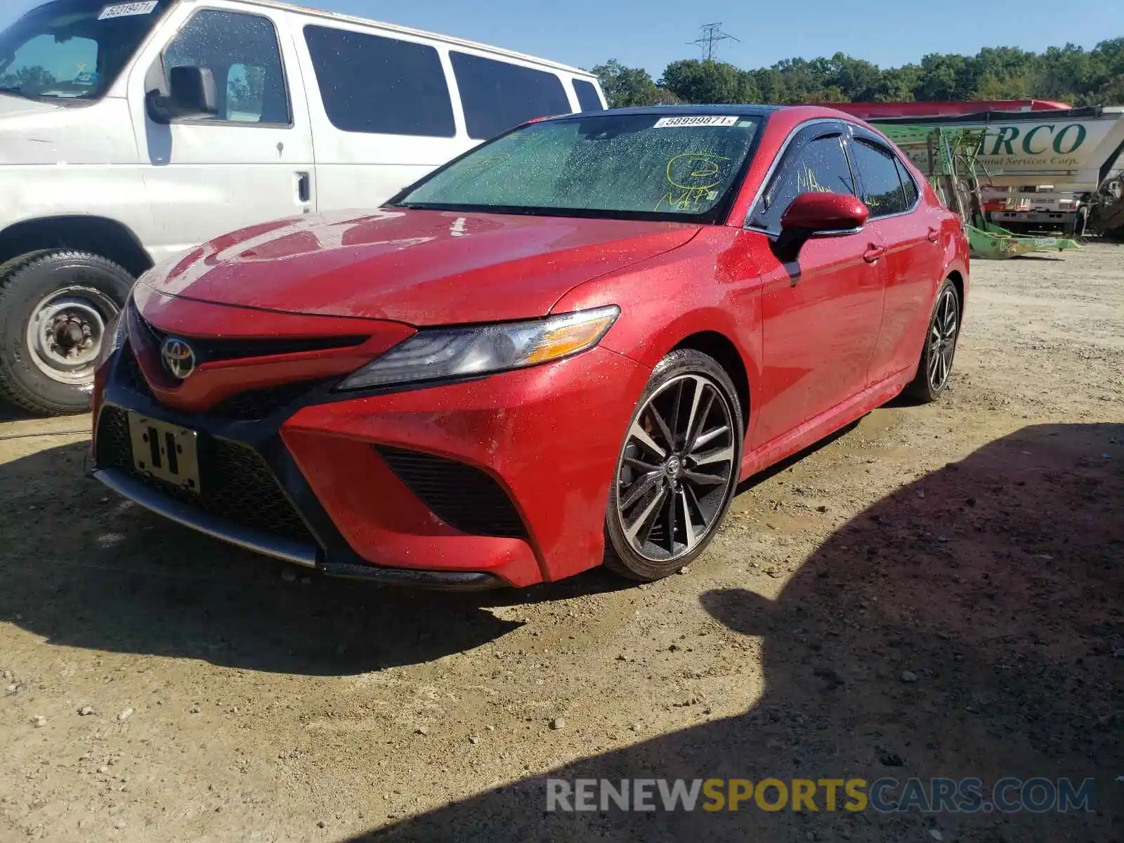 2 Photograph of a damaged car 4T1B61HKXKU292220 TOYOTA CAMRY 2019