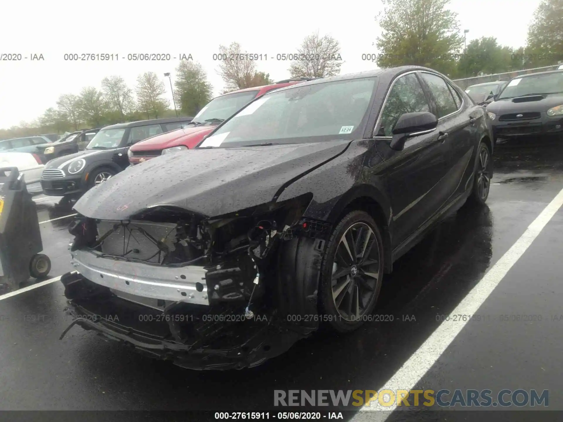 2 Photograph of a damaged car 4T1B61HKXKU293741 TOYOTA CAMRY 2019