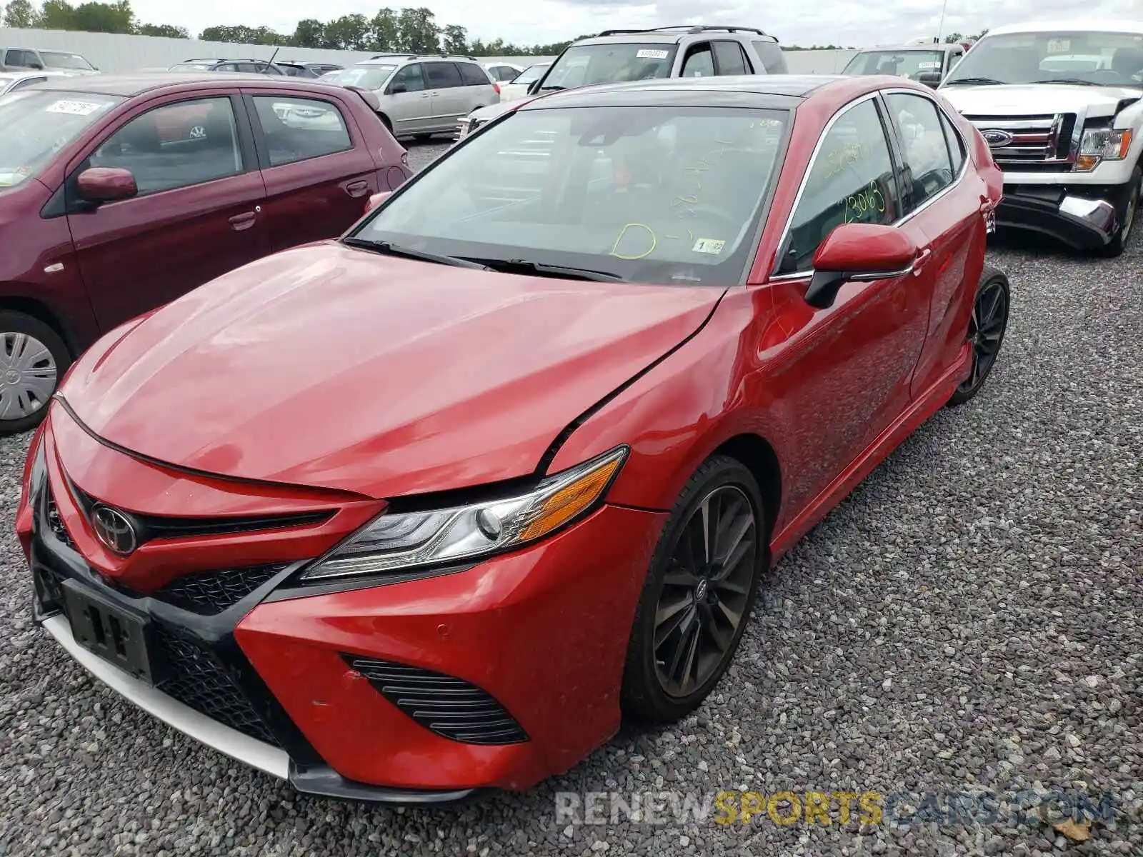 2 Photograph of a damaged car 4T1B61HKXKU298373 TOYOTA CAMRY 2019