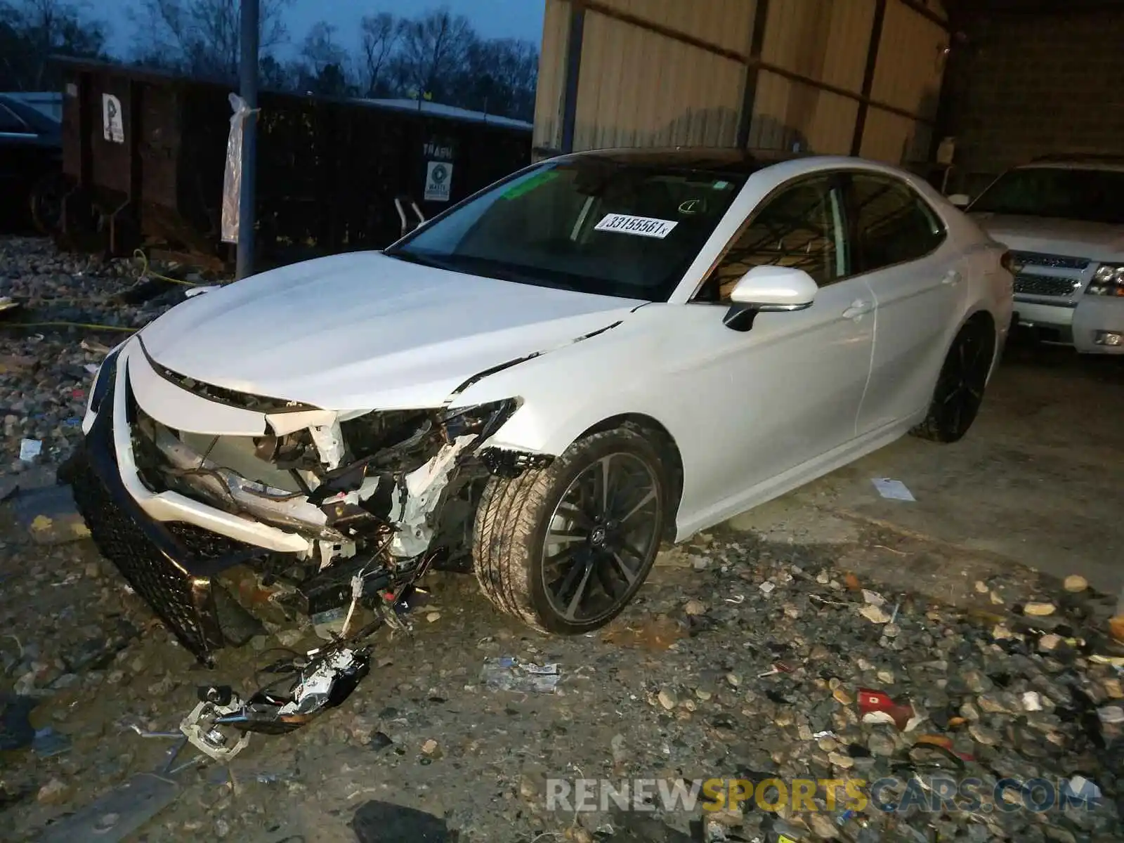 2 Photograph of a damaged car 4T1B61HKXKU700327 TOYOTA CAMRY 2019