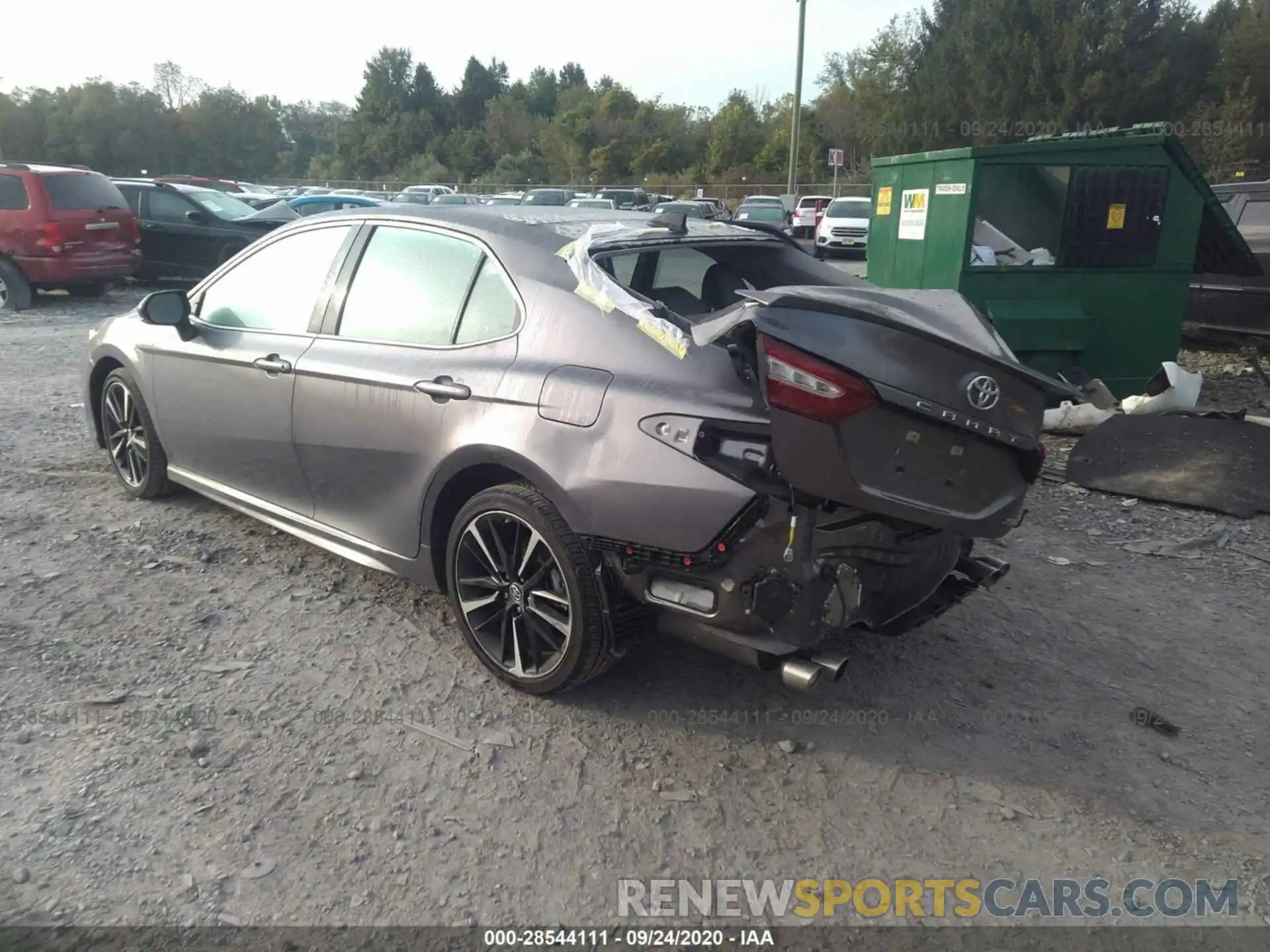 3 Photograph of a damaged car 4T1B61HKXKU700988 TOYOTA CAMRY 2019