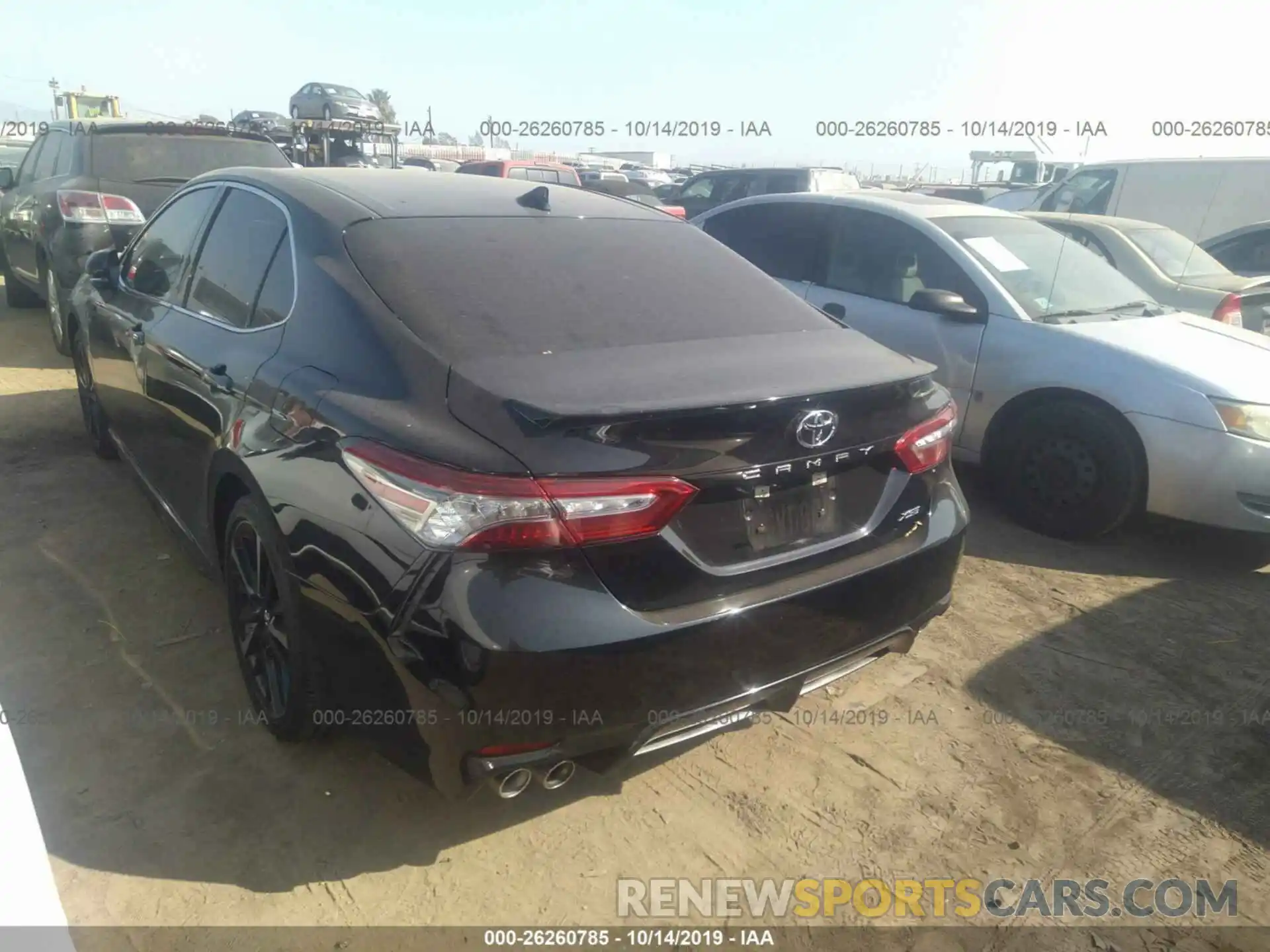 3 Photograph of a damaged car 4T1B61HKXKU713059 TOYOTA CAMRY 2019