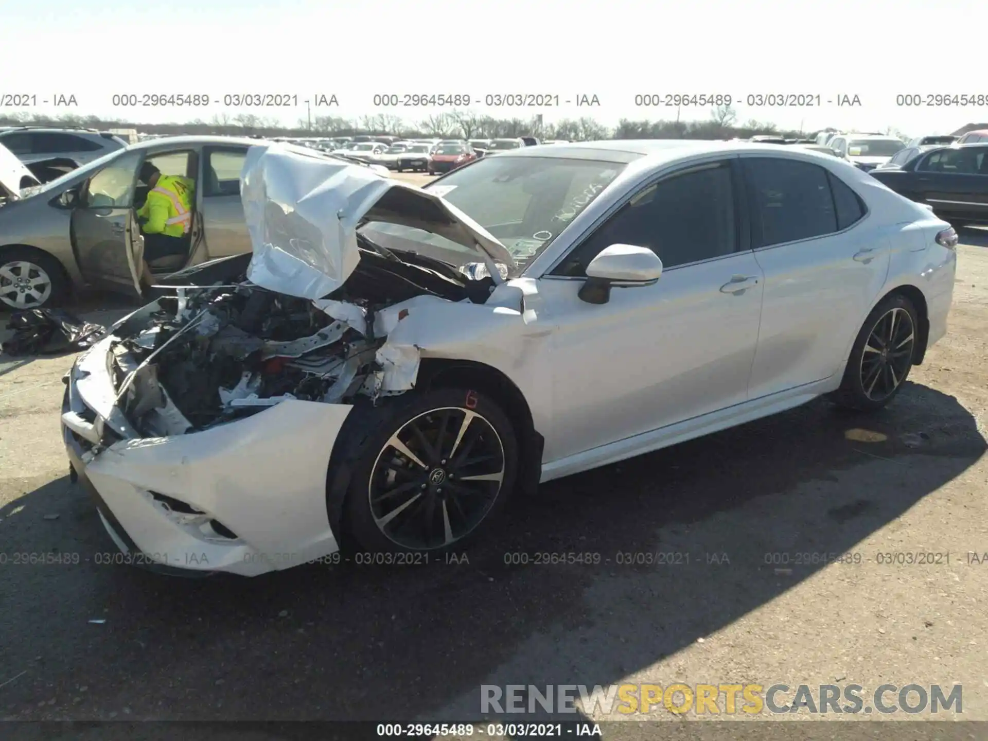 2 Photograph of a damaged car 4T1B61HKXKU716110 TOYOTA CAMRY 2019