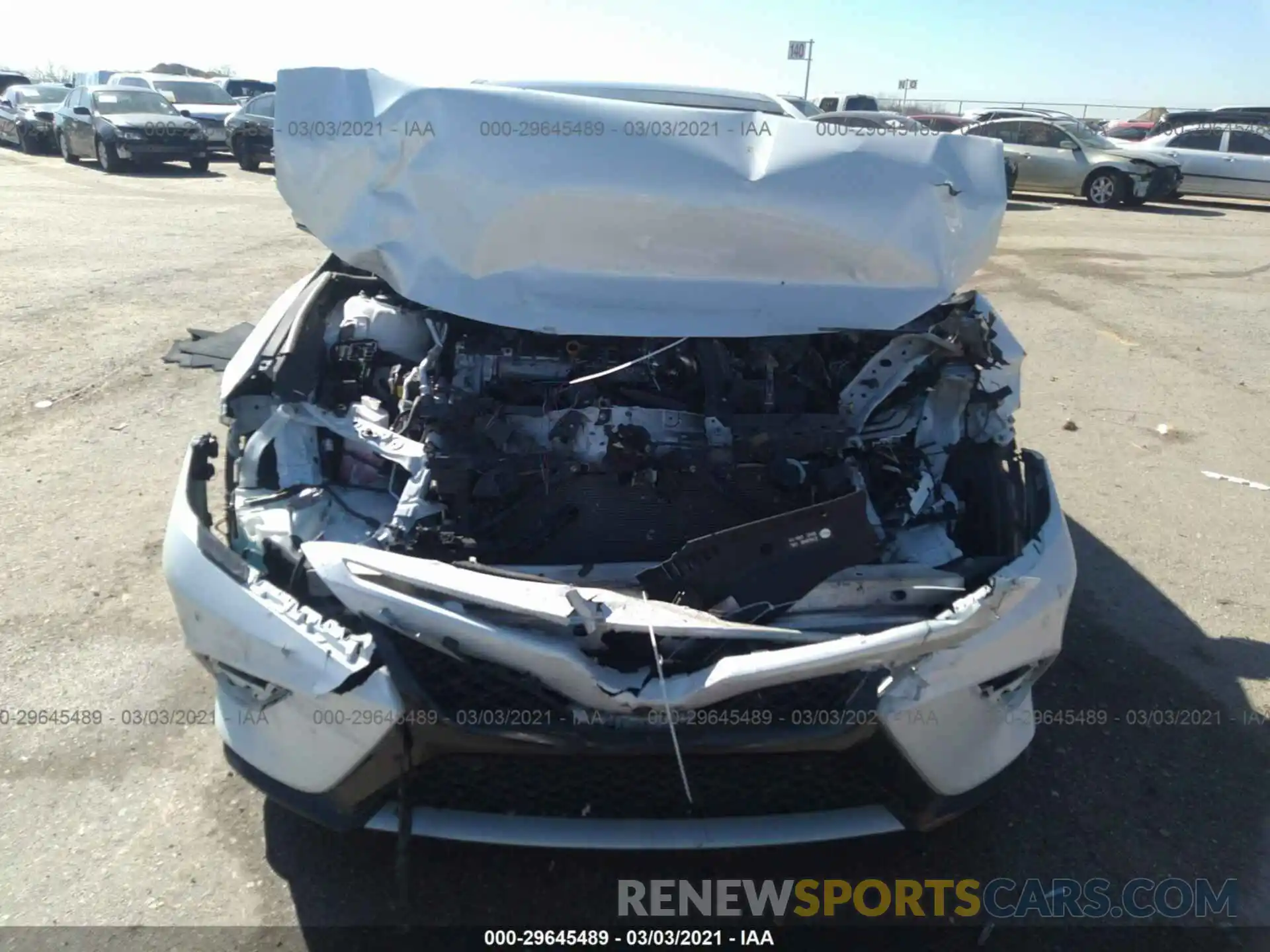 6 Photograph of a damaged car 4T1B61HKXKU716110 TOYOTA CAMRY 2019