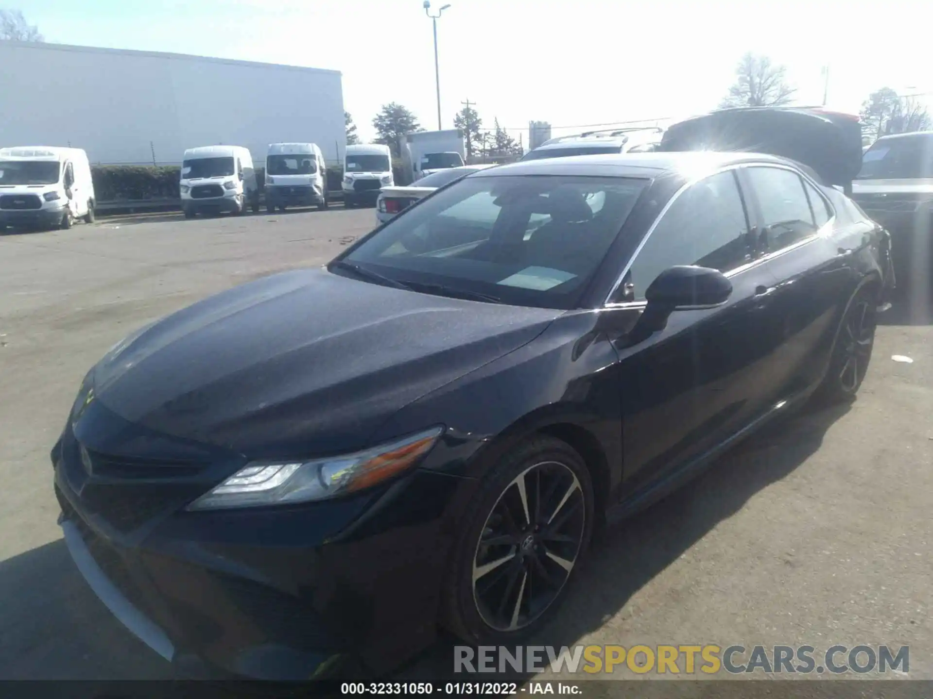 2 Photograph of a damaged car 4T1B61HKXKU743419 TOYOTA CAMRY 2019