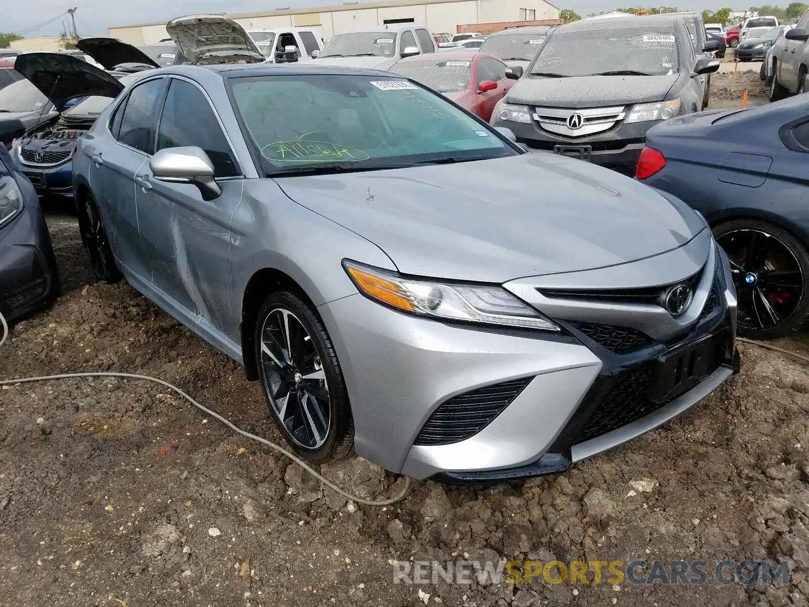 1 Photograph of a damaged car 4T1B61HKXKU759426 TOYOTA CAMRY 2019