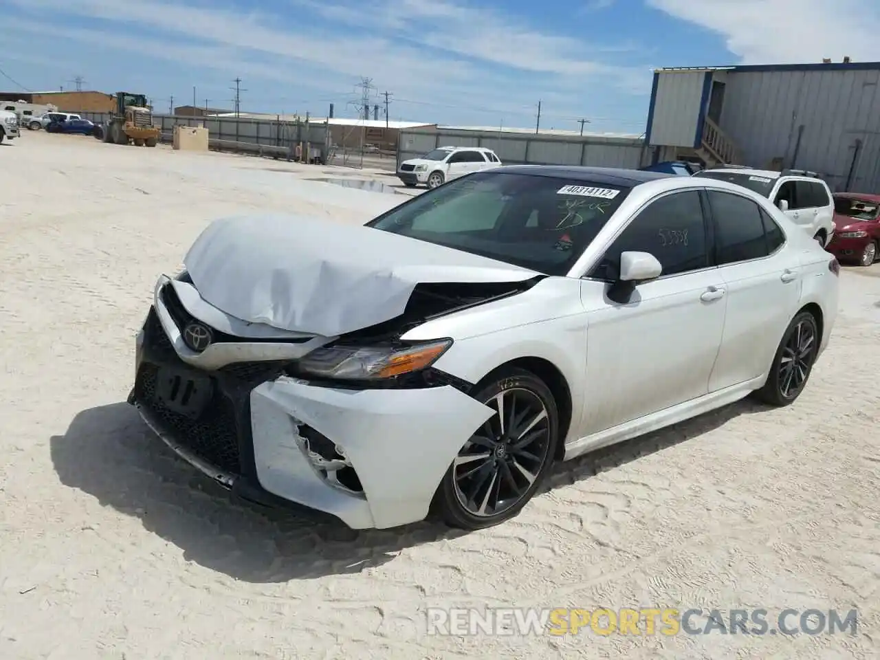 2 Photograph of a damaged car 4T1B61HKXKU773634 TOYOTA CAMRY 2019