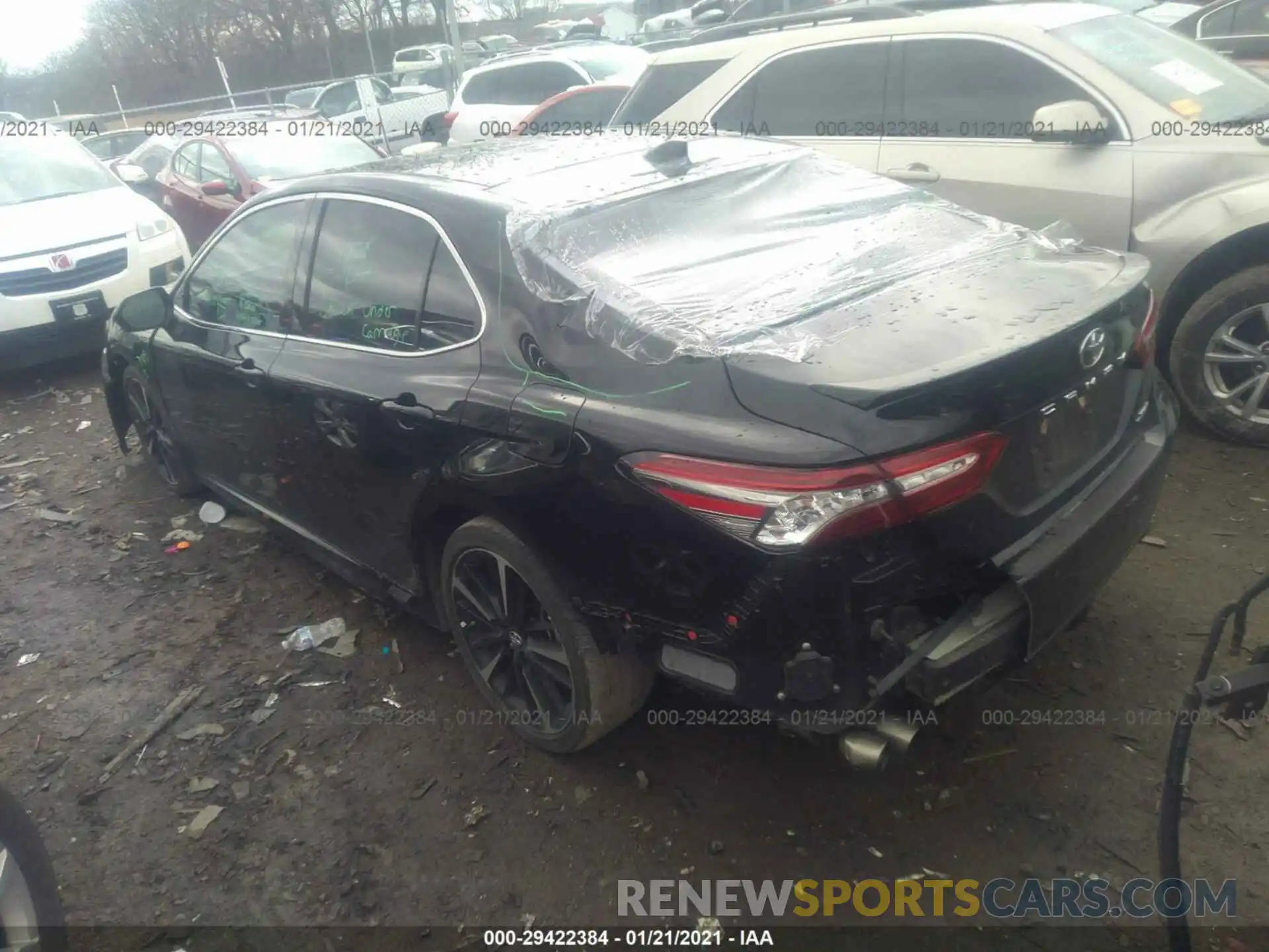 3 Photograph of a damaged car 4T1B61HKXKU773987 TOYOTA CAMRY 2019