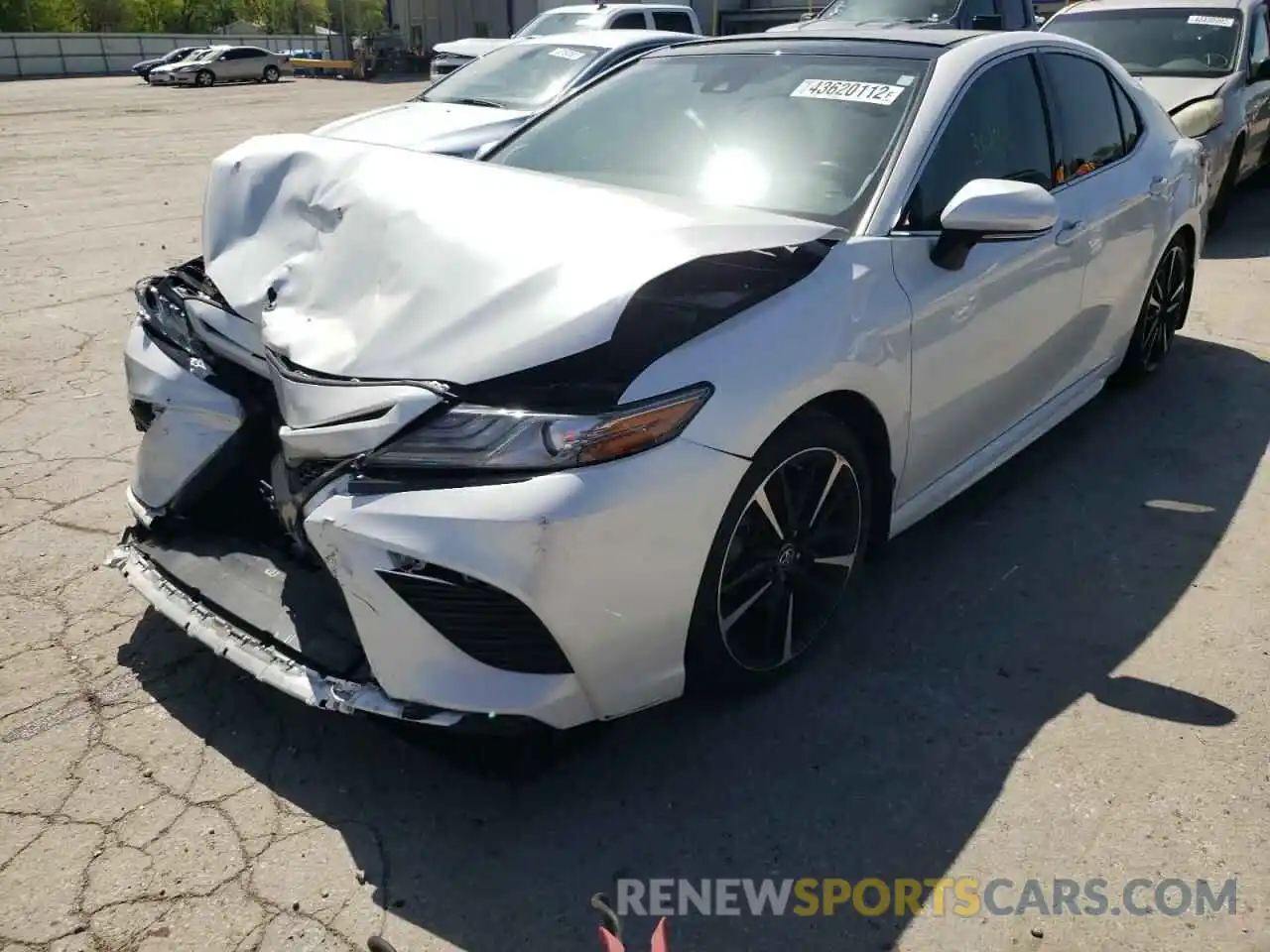 2 Photograph of a damaged car 4T1B61HKXKU805708 TOYOTA CAMRY 2019