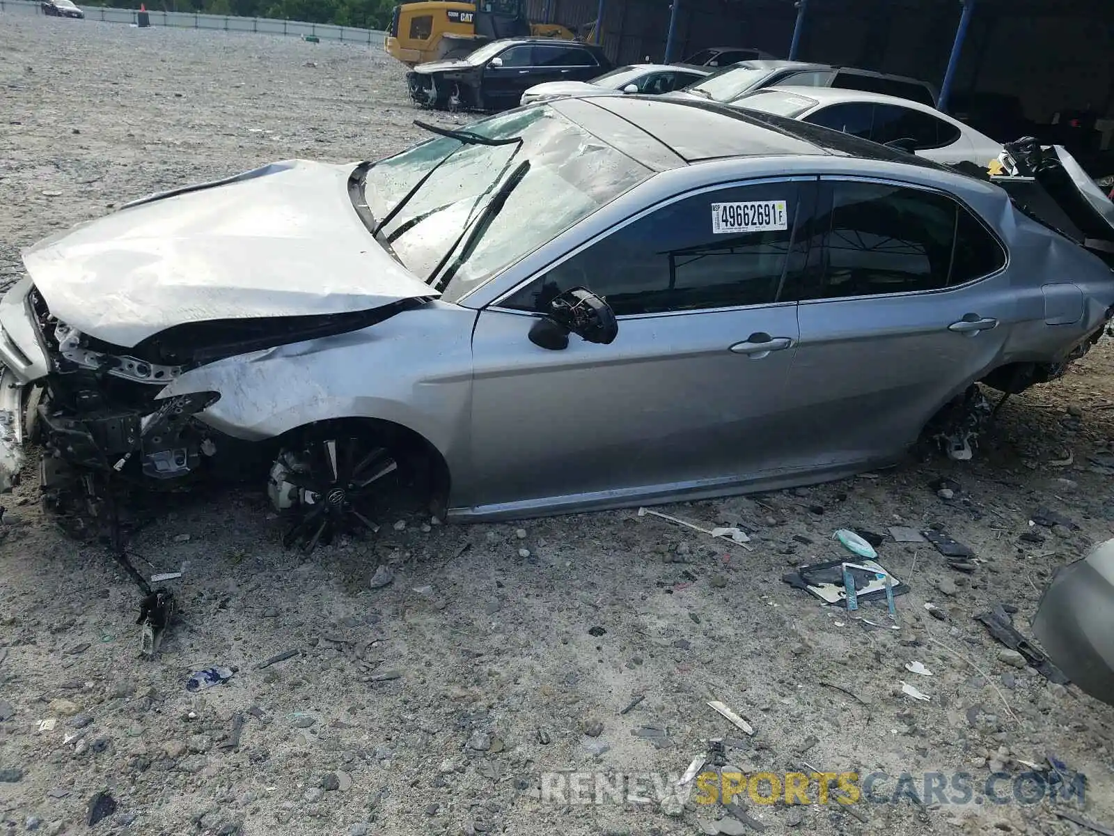 9 Photograph of a damaged car 4T1B61HKXKU811279 TOYOTA CAMRY 2019