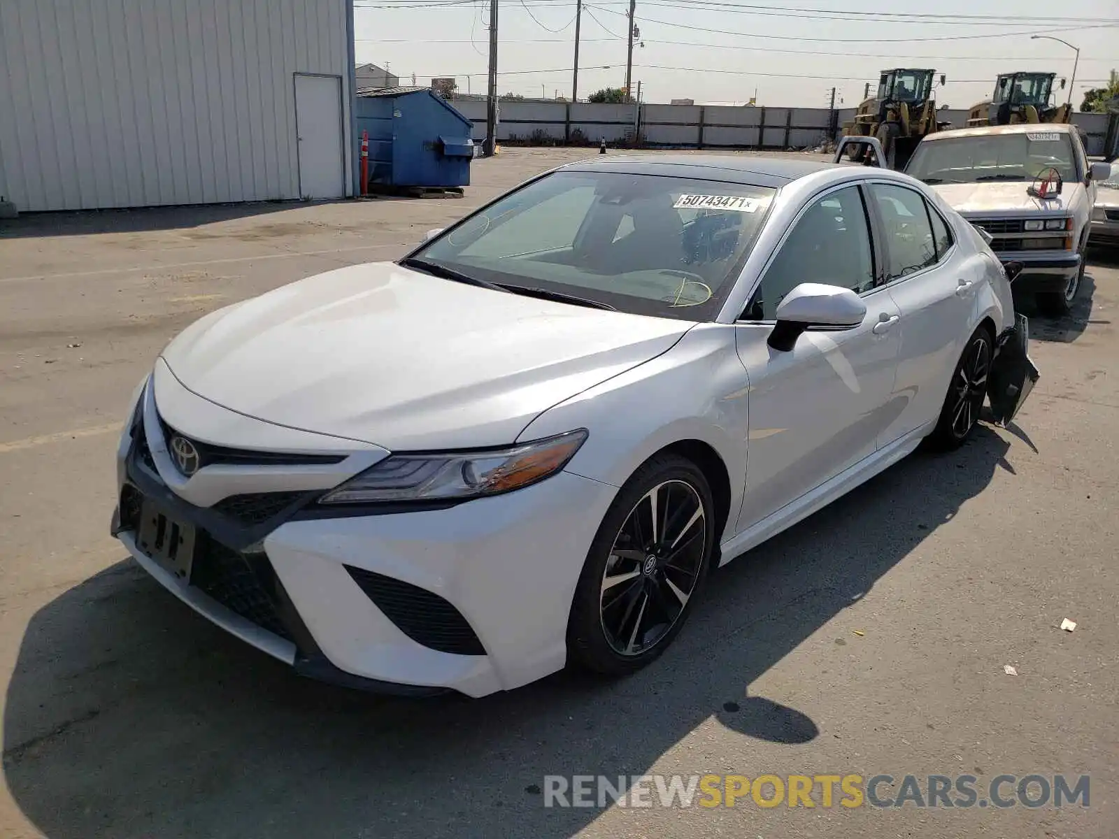 2 Photograph of a damaged car 4T1B61HKXKU813212 TOYOTA CAMRY 2019