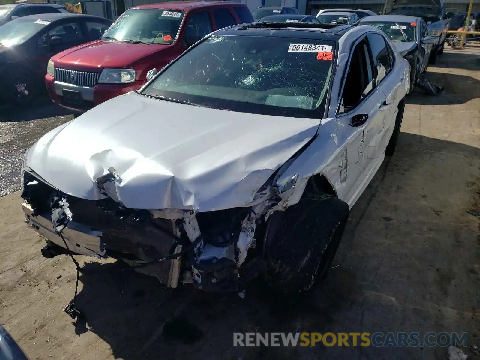 2 Photograph of a damaged car 4T1B61HKXKU818264 TOYOTA CAMRY 2019