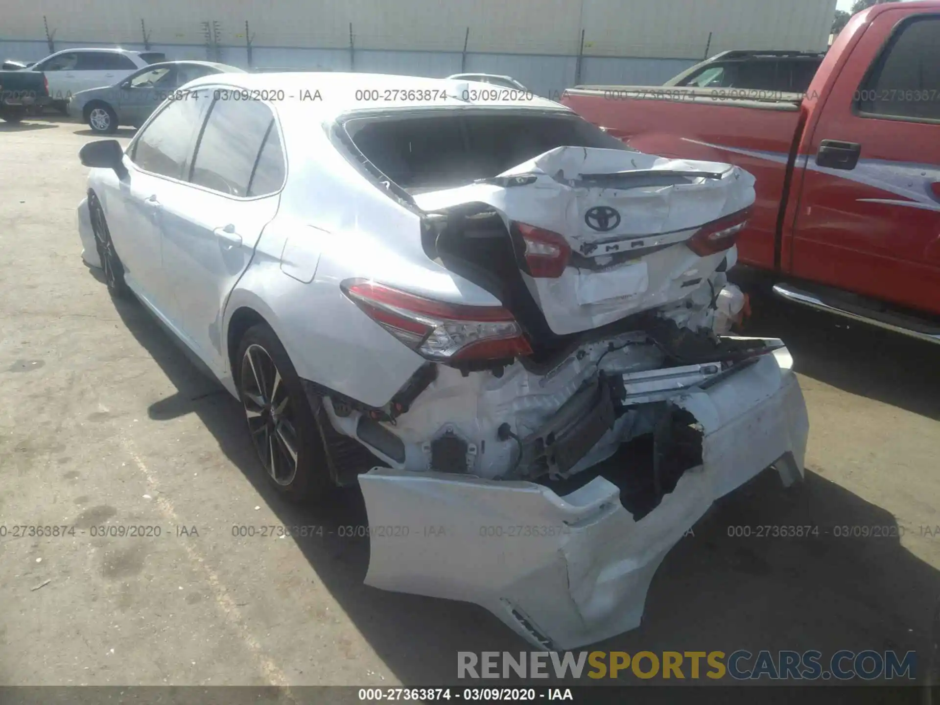 3 Photograph of a damaged car 4T1B61HKXKU831855 TOYOTA CAMRY 2019