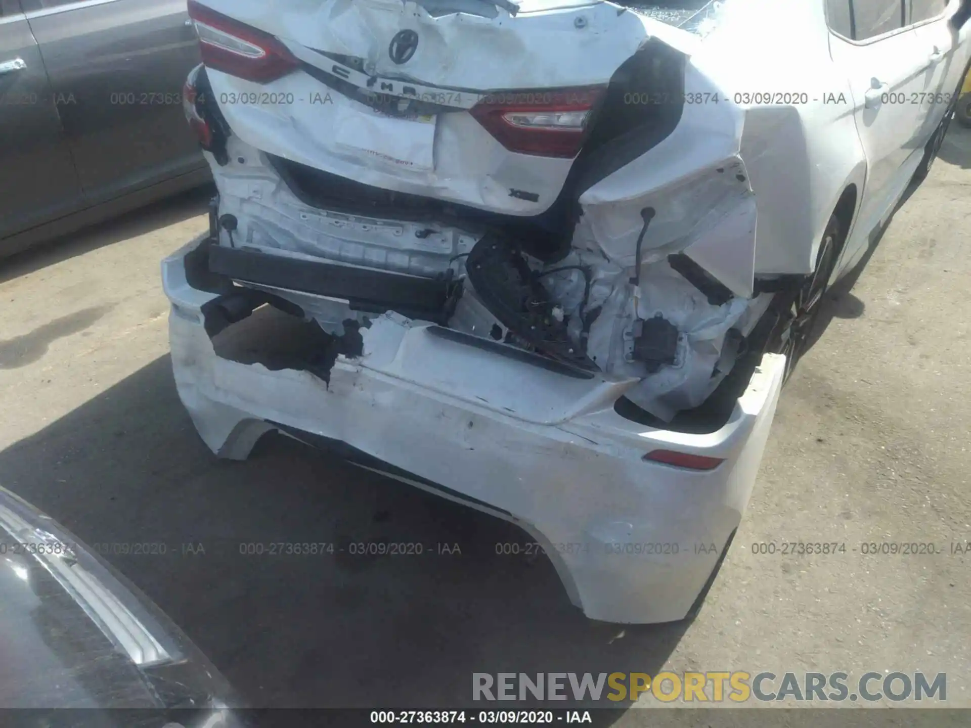 6 Photograph of a damaged car 4T1B61HKXKU831855 TOYOTA CAMRY 2019