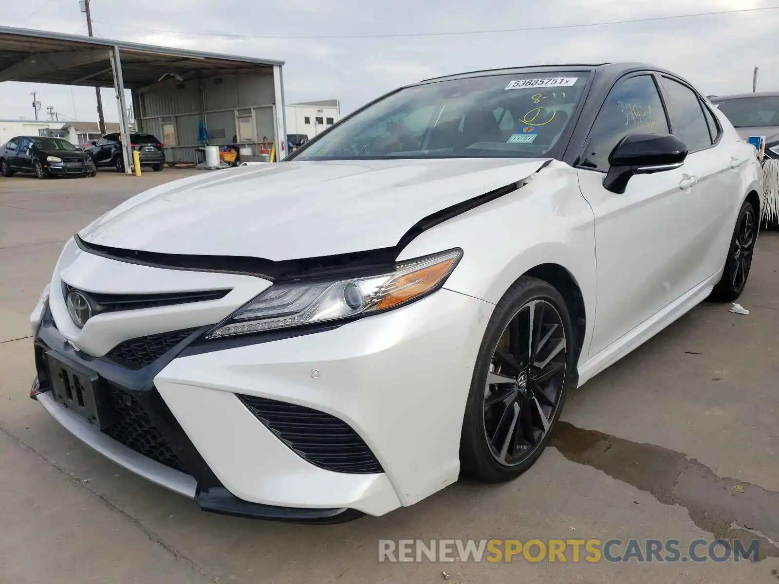 2 Photograph of a damaged car 4T1BZ1HK0KU022503 TOYOTA CAMRY 2019