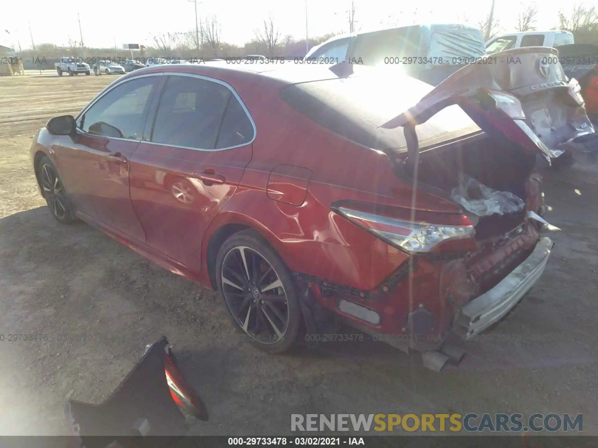 3 Photograph of a damaged car 4T1BZ1HK0KU023263 TOYOTA CAMRY 2019