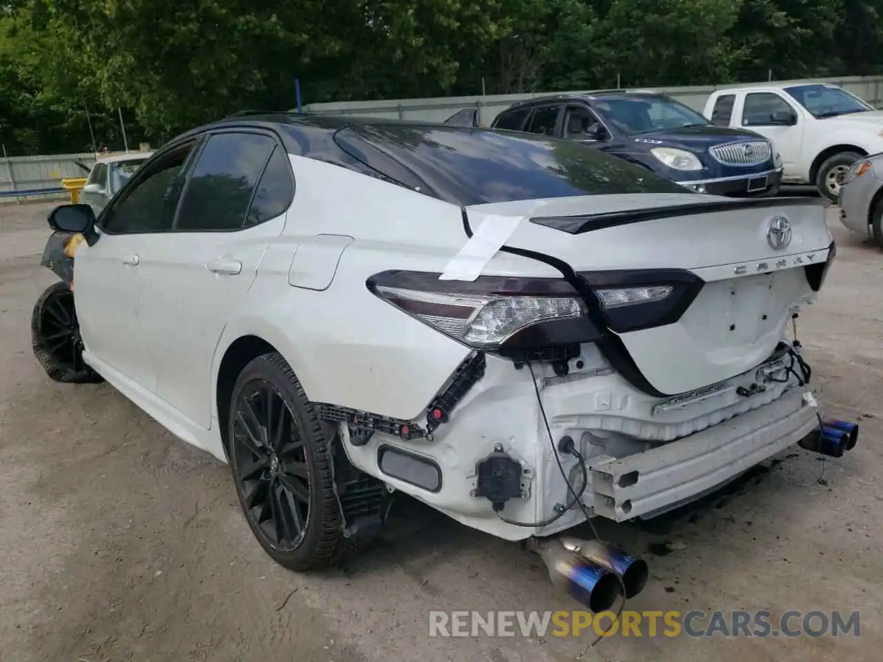 3 Photograph of a damaged car 4T1BZ1HK0KU023554 TOYOTA CAMRY 2019