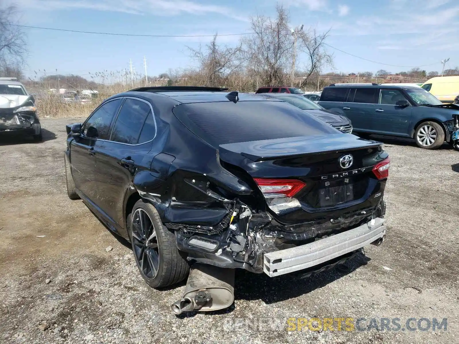 3 Фотография поврежденного автомобиля 4T1BZ1HK0KU026292 TOYOTA CAMRY 2019