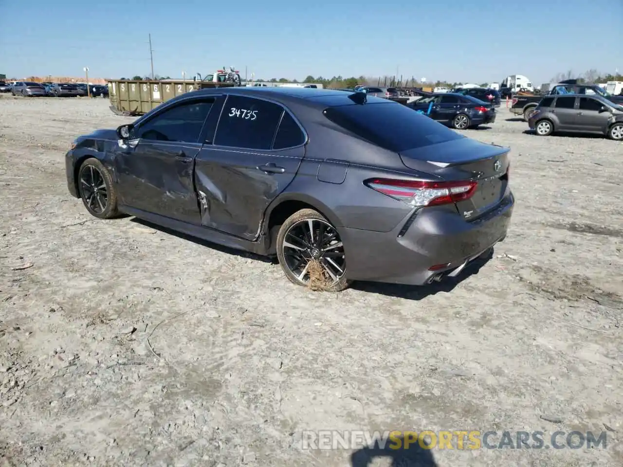 3 Photograph of a damaged car 4T1BZ1HK0KU029984 TOYOTA CAMRY 2019