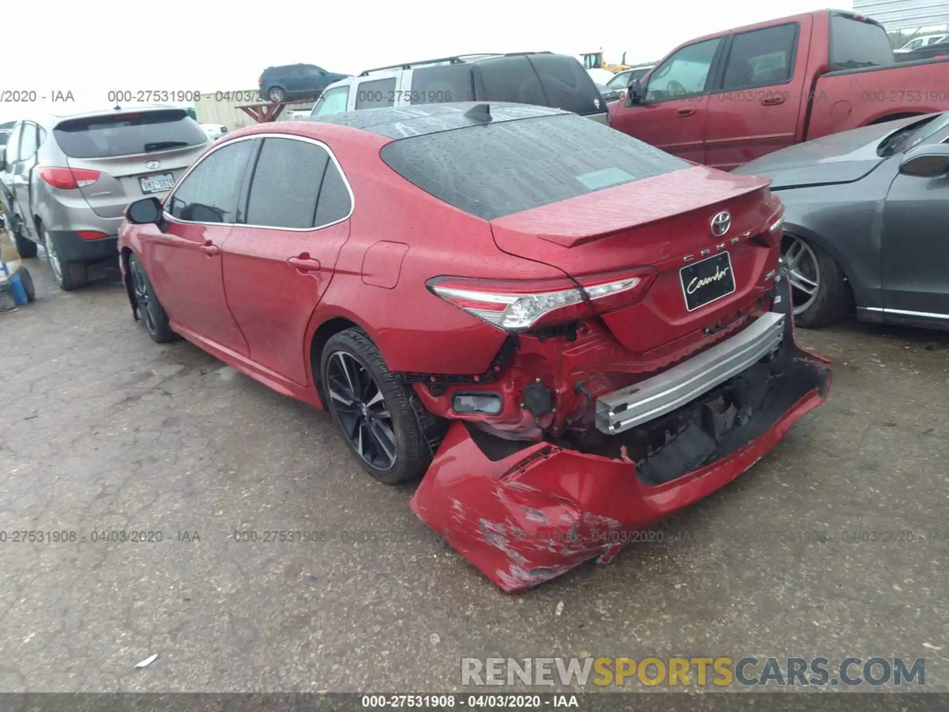 3 Photograph of a damaged car 4T1BZ1HK0KU030486 TOYOTA CAMRY 2019