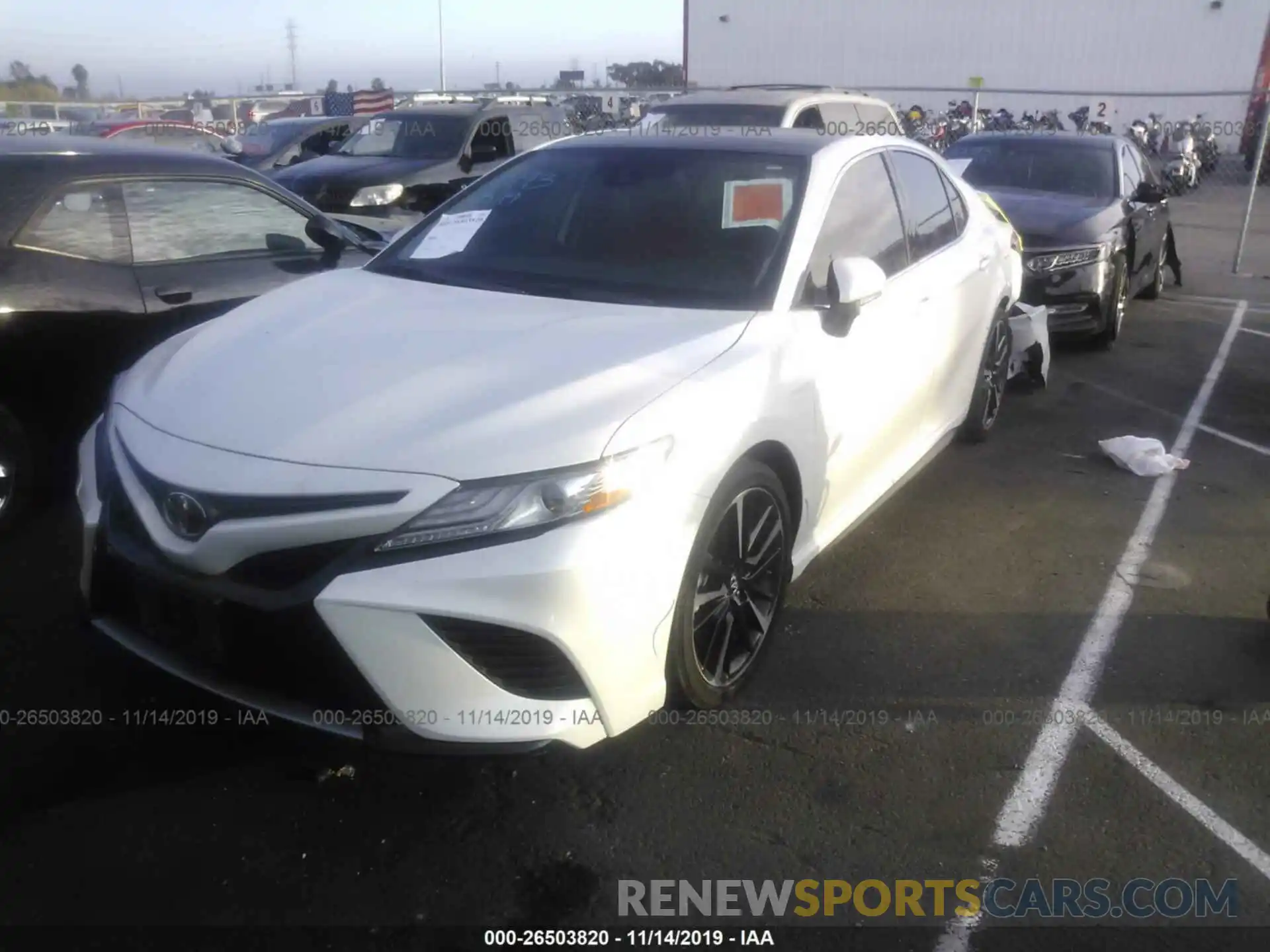 2 Photograph of a damaged car 4T1BZ1HK0KU507000 TOYOTA CAMRY 2019