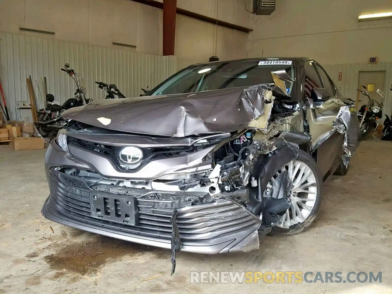 2 Photograph of a damaged car 4T1BZ1HK0KU507465 TOYOTA CAMRY 2019