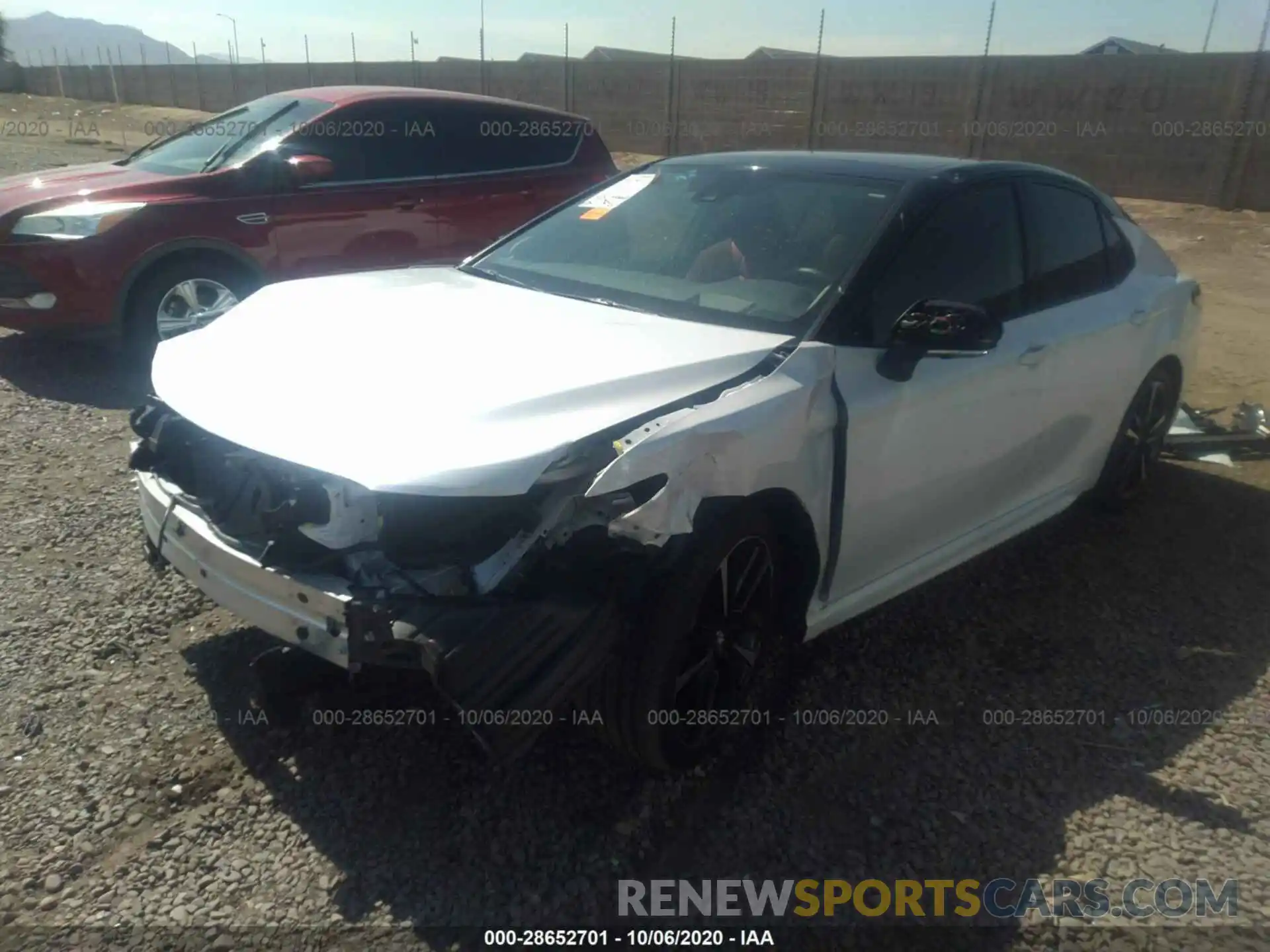 2 Photograph of a damaged car 4T1BZ1HK1KU022865 TOYOTA CAMRY 2019