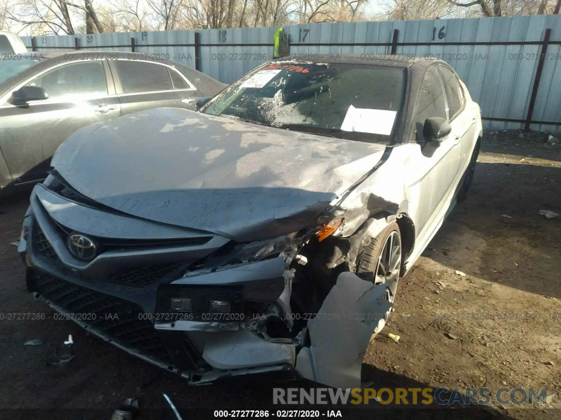 2 Photograph of a damaged car 4T1BZ1HK1KU023448 TOYOTA CAMRY 2019