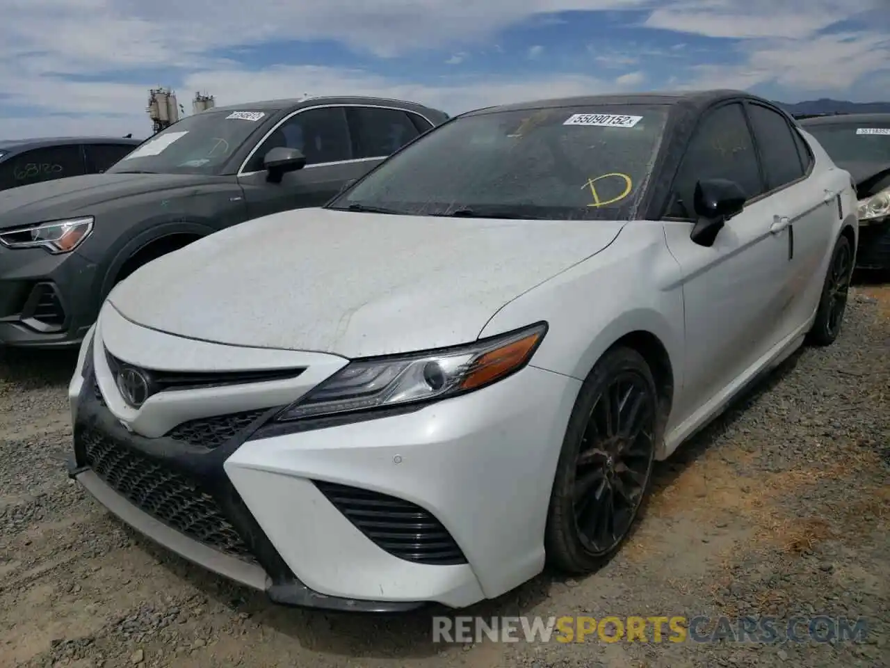 2 Photograph of a damaged car 4T1BZ1HK1KU023918 TOYOTA CAMRY 2019