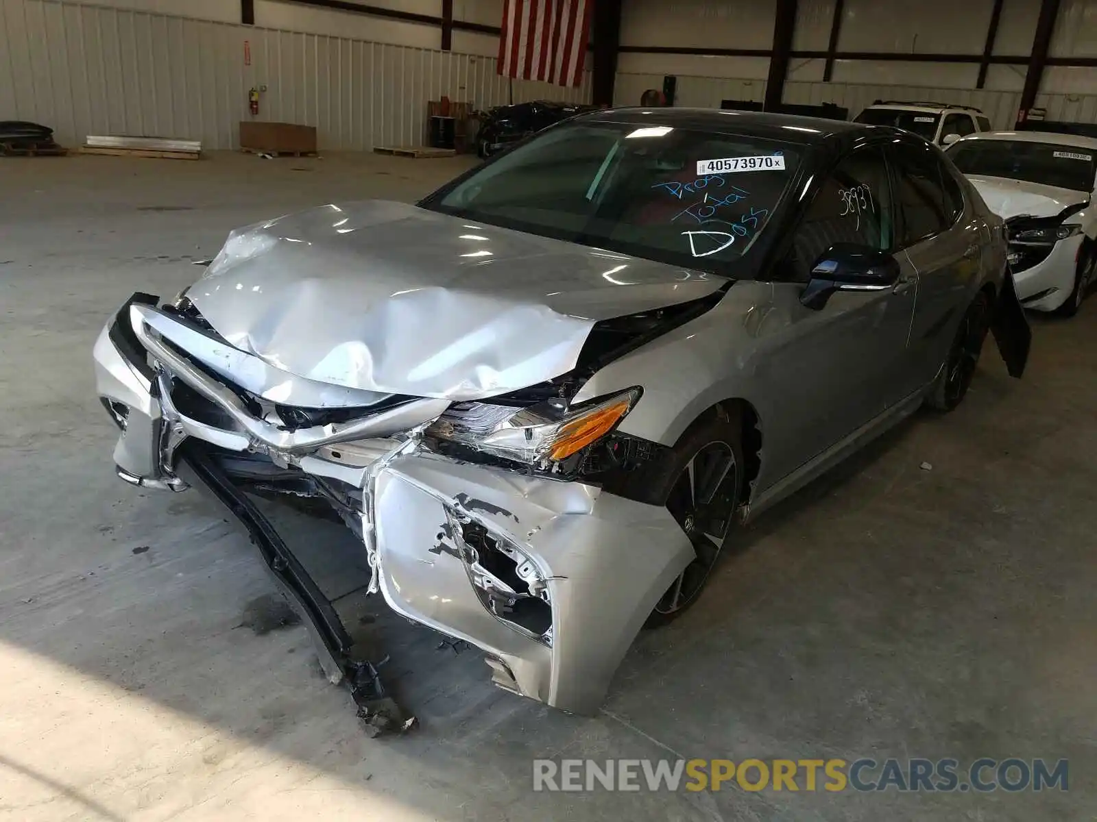 2 Photograph of a damaged car 4T1BZ1HK1KU024387 TOYOTA CAMRY 2019