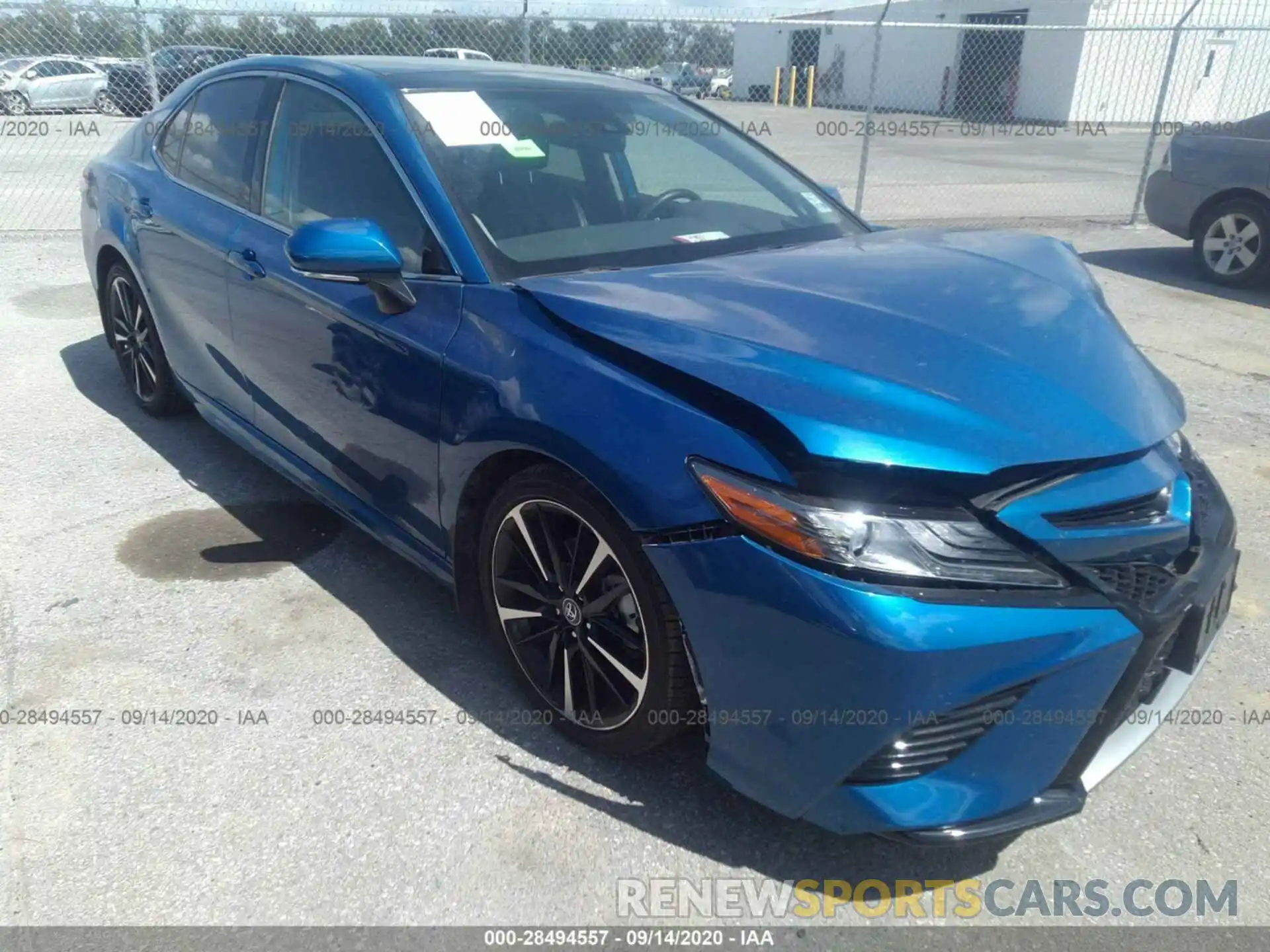 1 Photograph of a damaged car 4T1BZ1HK1KU027130 TOYOTA CAMRY 2019