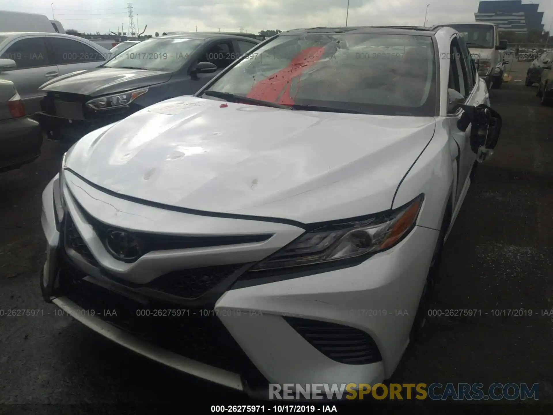 6 Photograph of a damaged car 4T1BZ1HK1KU027760 TOYOTA CAMRY 2019