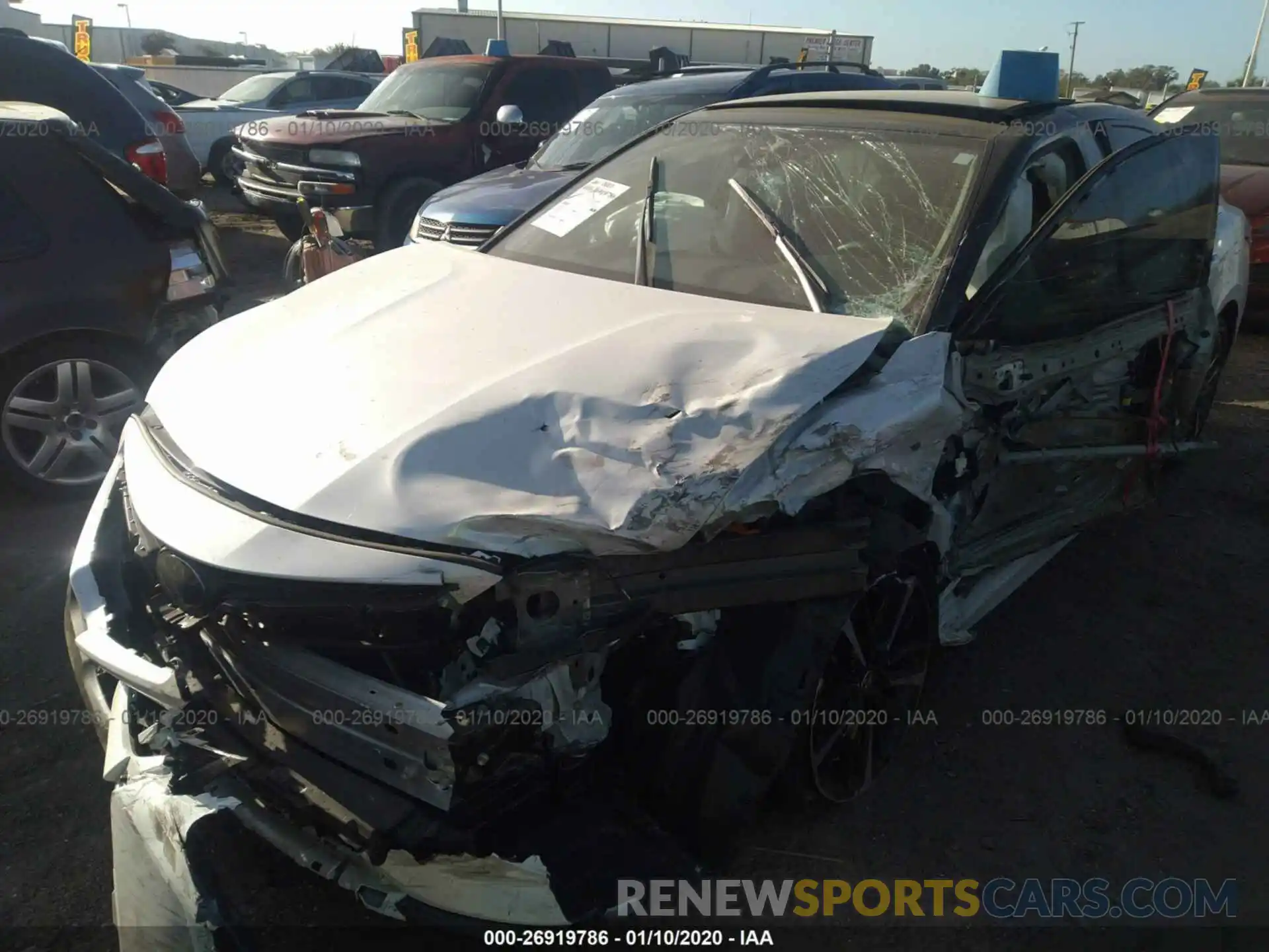 6 Photograph of a damaged car 4T1BZ1HK1KU029525 TOYOTA CAMRY 2019