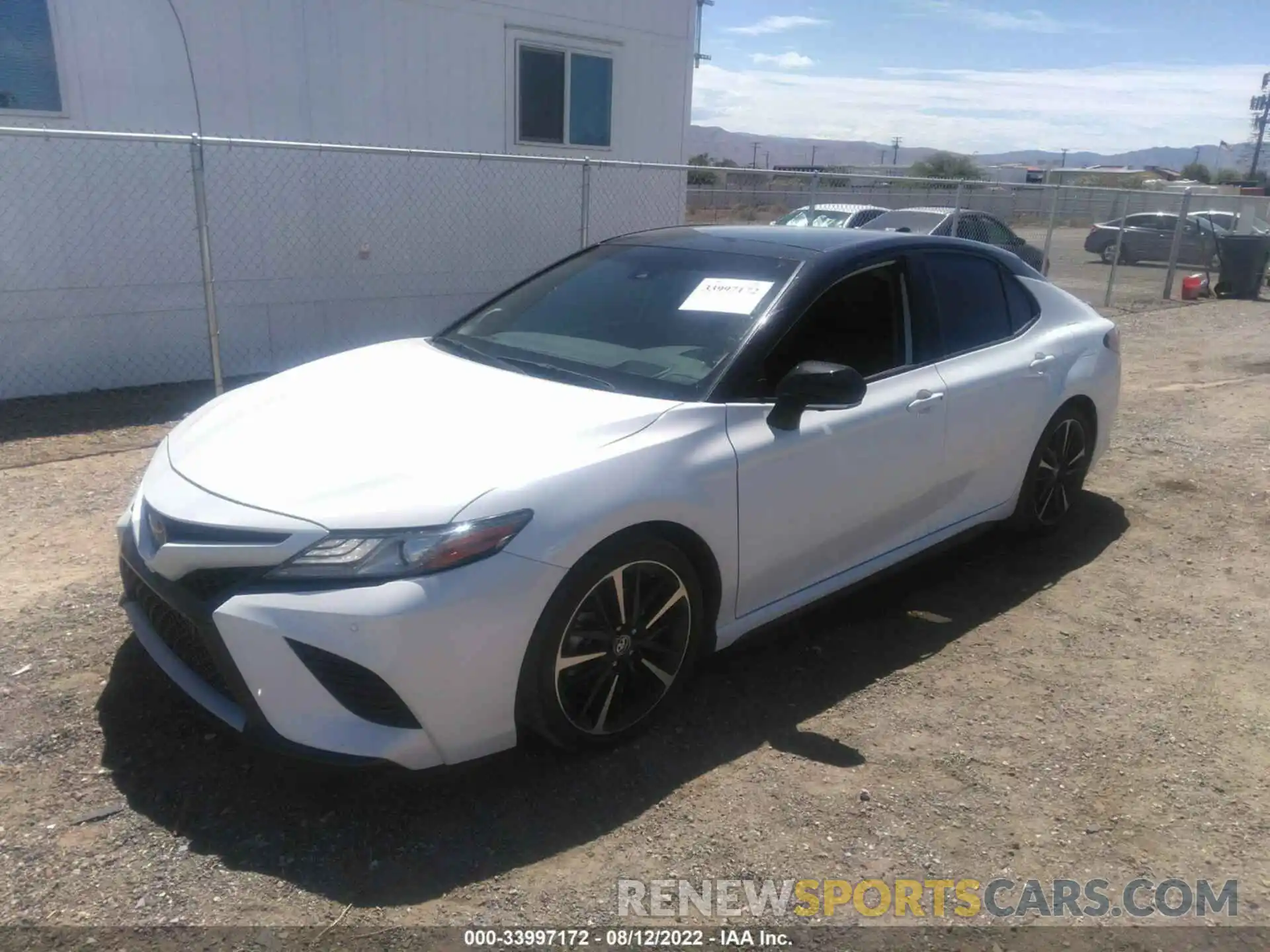 2 Photograph of a damaged car 4T1BZ1HK1KU029606 TOYOTA CAMRY 2019