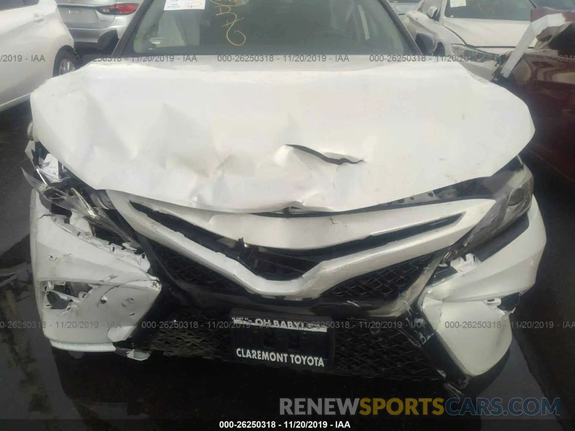 6 Photograph of a damaged car 4T1BZ1HK1KU031999 TOYOTA CAMRY 2019