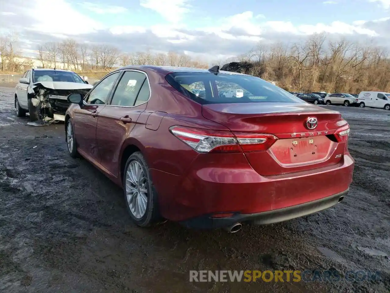 3 Photograph of a damaged car 4T1BZ1HK1KU507166 TOYOTA CAMRY 2019