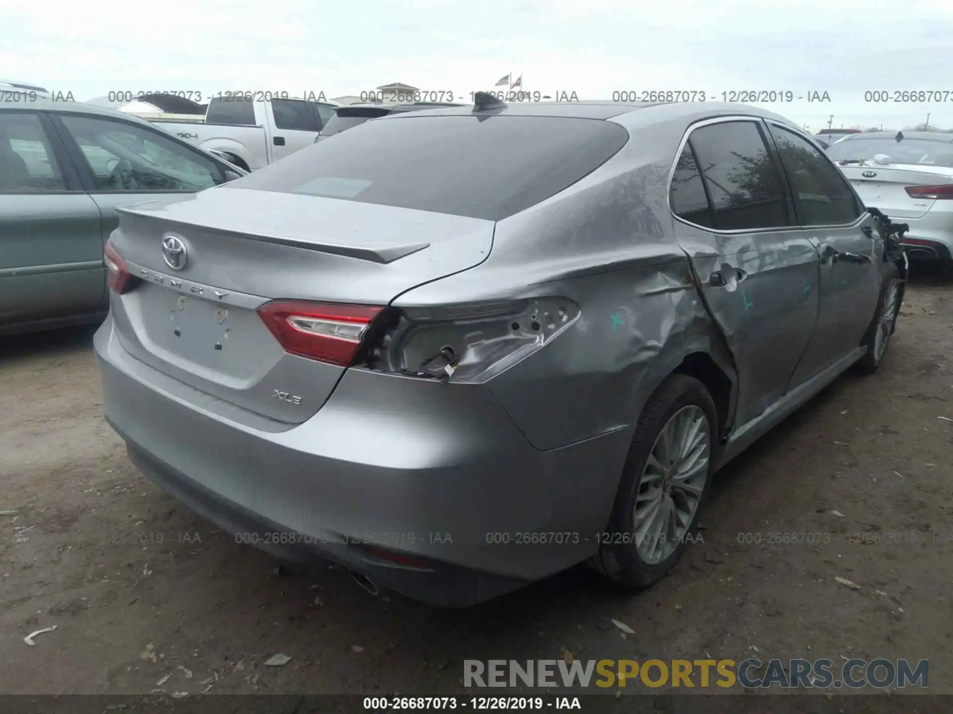 4 Фотография поврежденного автомобиля 4T1BZ1HK1KU507538 TOYOTA CAMRY 2019