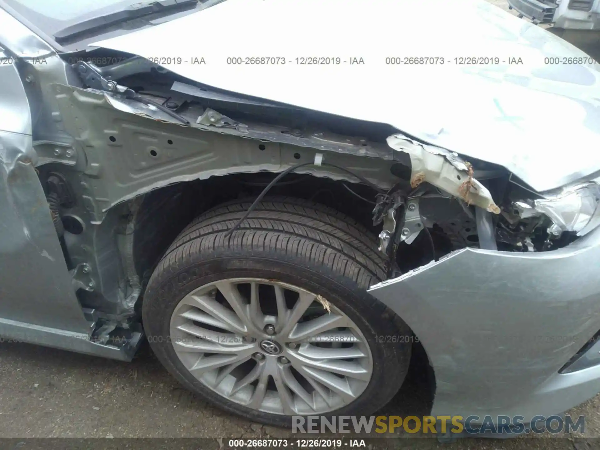 6 Photograph of a damaged car 4T1BZ1HK1KU507538 TOYOTA CAMRY 2019