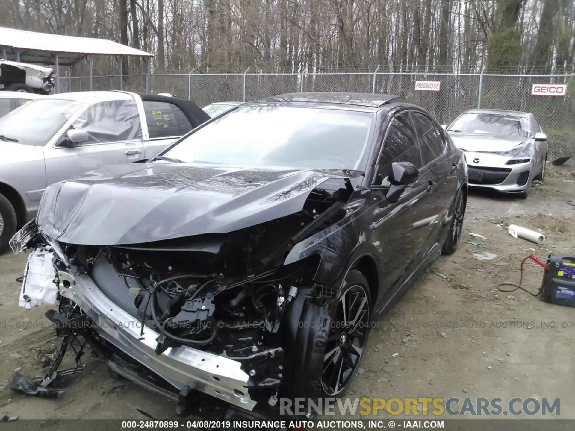 2 Photograph of a damaged car 4T1BZ1HK1KU508981 TOYOTA CAMRY 2019