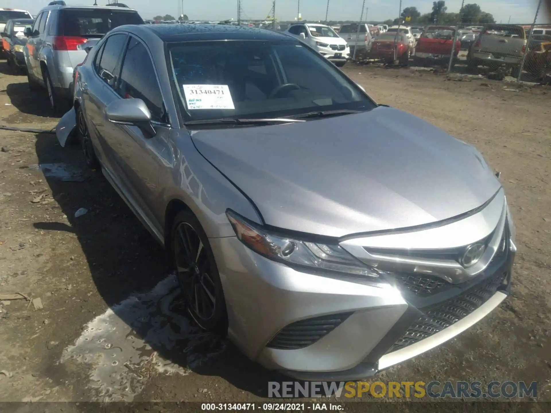 1 Photograph of a damaged car 4T1BZ1HK1KU509676 TOYOTA CAMRY 2019