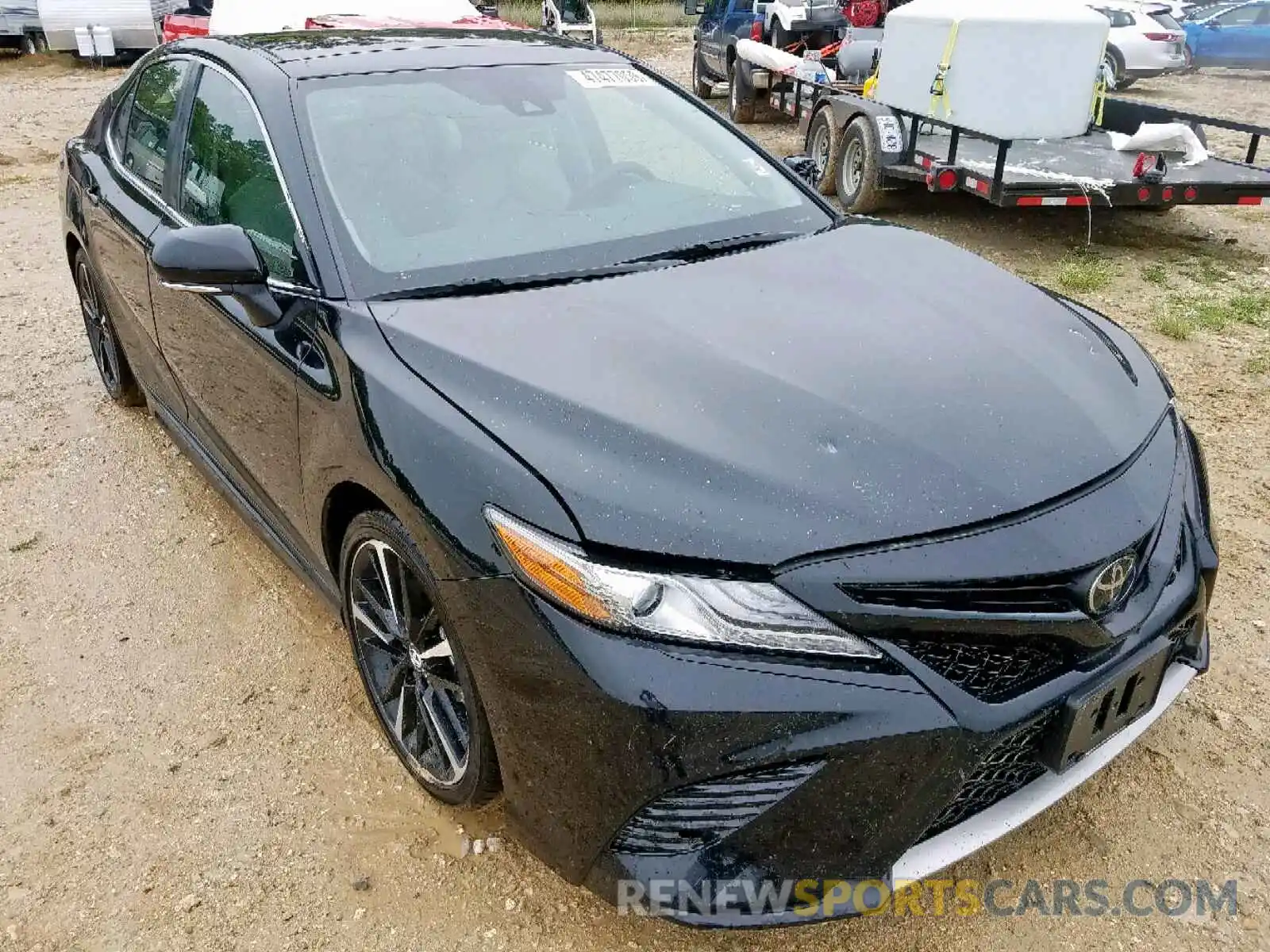 1 Photograph of a damaged car 4T1BZ1HK2KU022437 TOYOTA CAMRY 2019