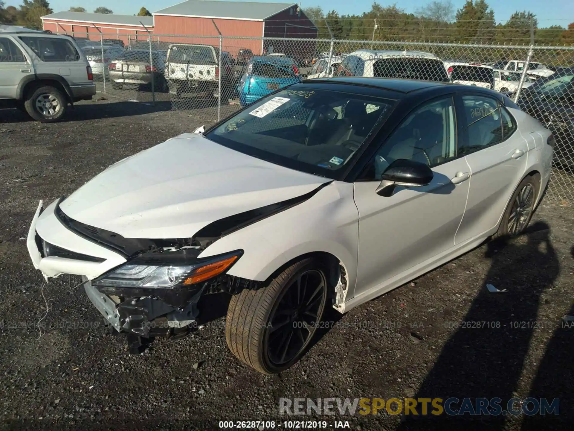 2 Photograph of a damaged car 4T1BZ1HK2KU022440 TOYOTA CAMRY 2019