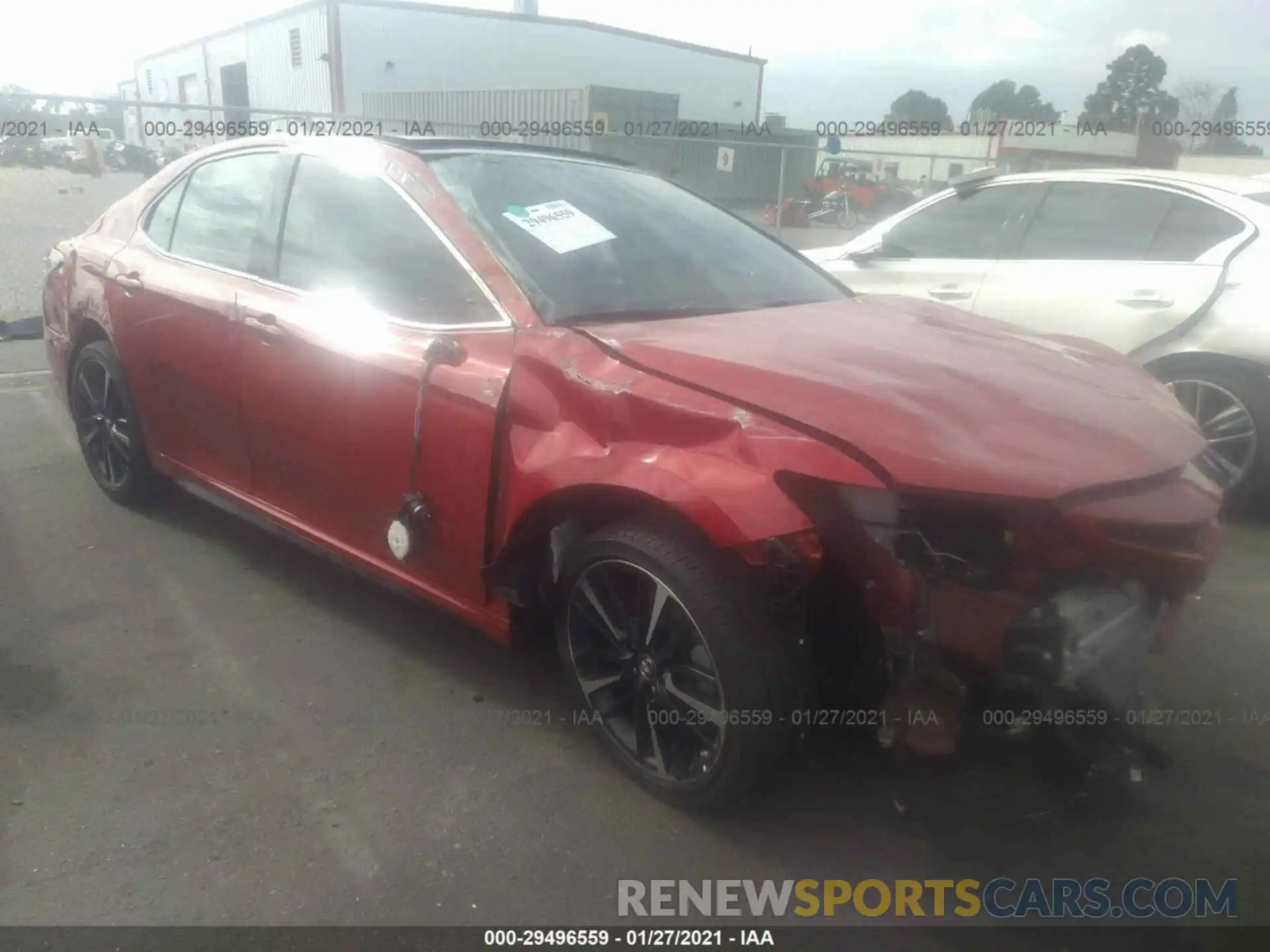 1 Photograph of a damaged car 4T1BZ1HK2KU023474 TOYOTA CAMRY 2019