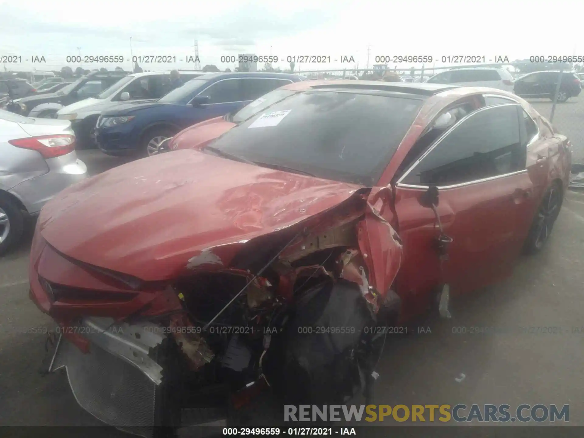 6 Photograph of a damaged car 4T1BZ1HK2KU023474 TOYOTA CAMRY 2019