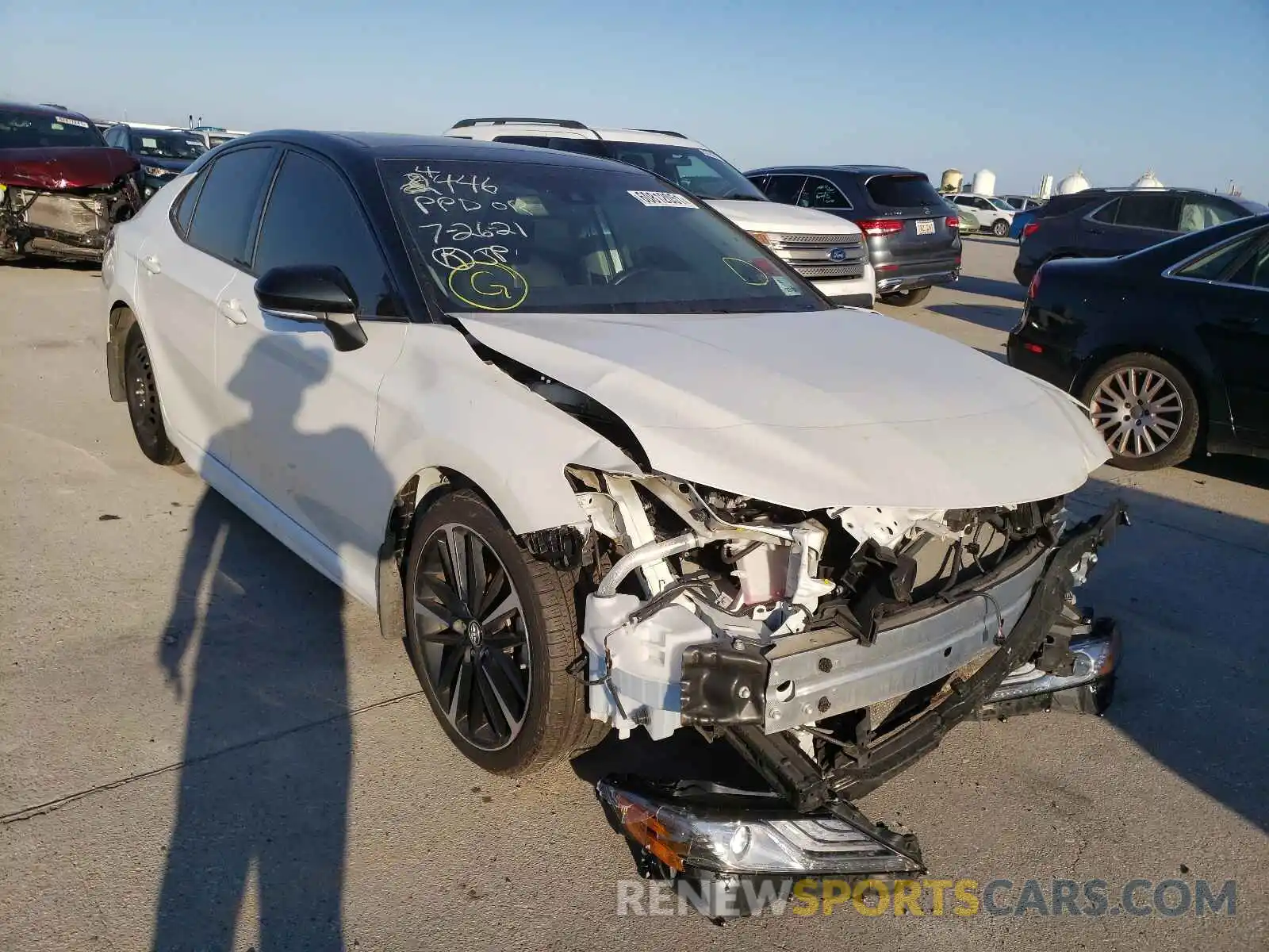 1 Photograph of a damaged car 4T1BZ1HK2KU024446 TOYOTA CAMRY 2019