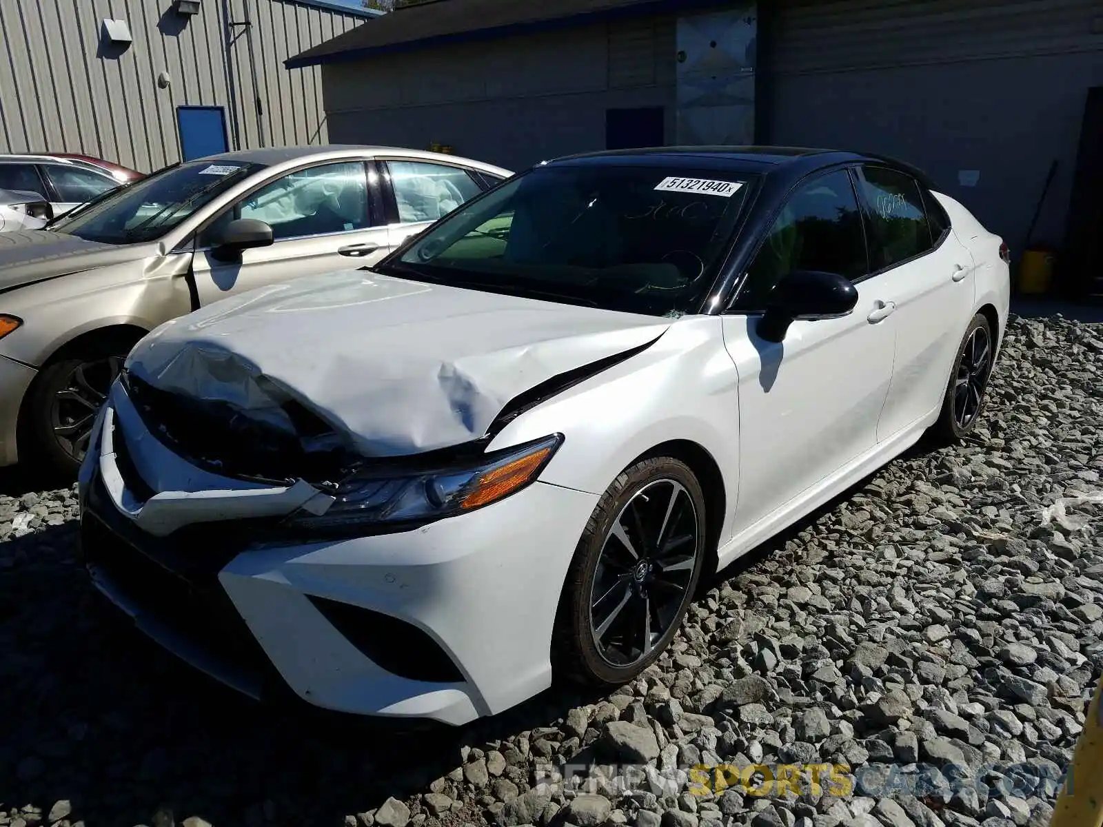 2 Photograph of a damaged car 4T1BZ1HK2KU025855 TOYOTA CAMRY 2019