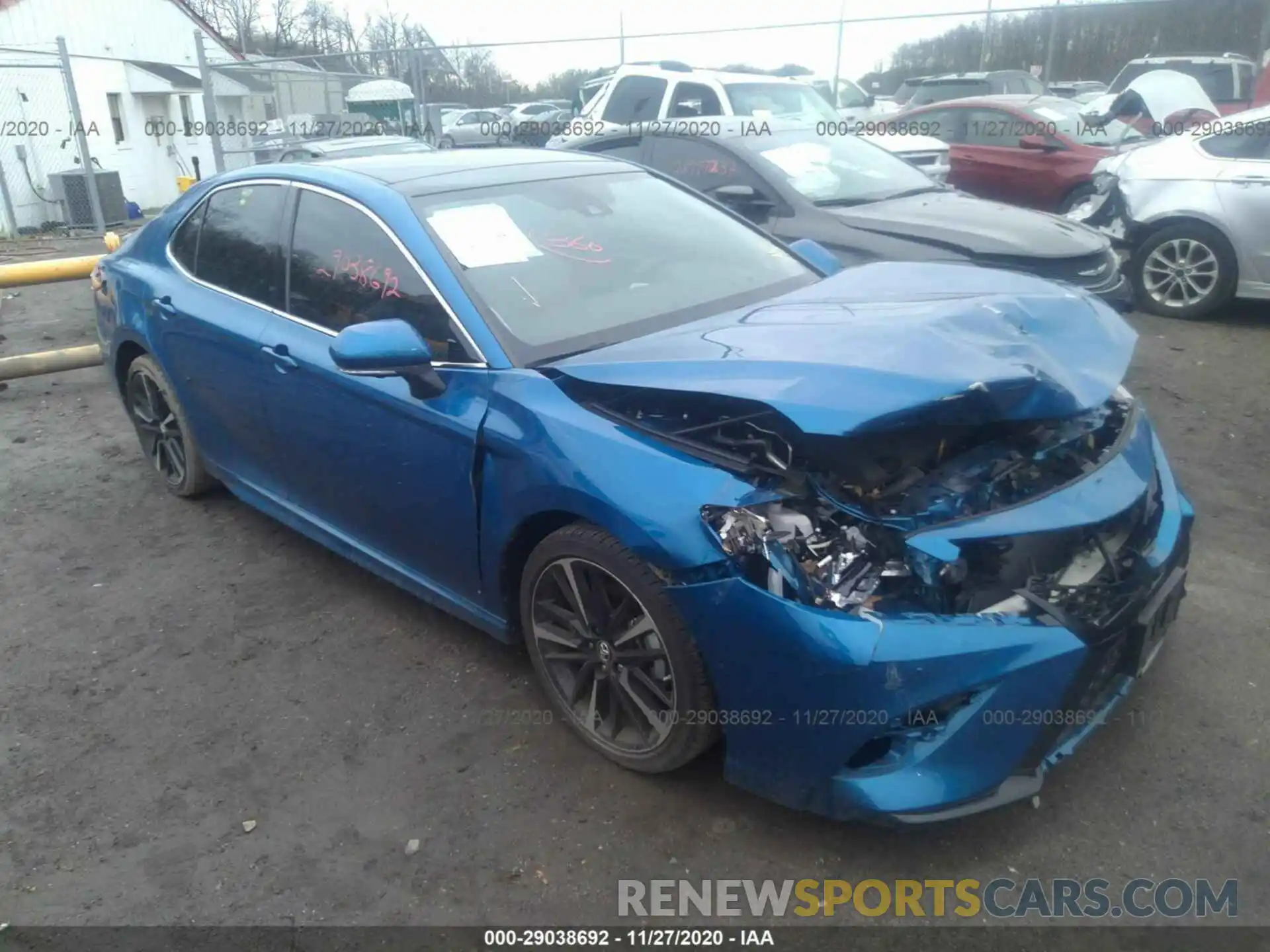 1 Photograph of a damaged car 4T1BZ1HK2KU026732 TOYOTA CAMRY 2019