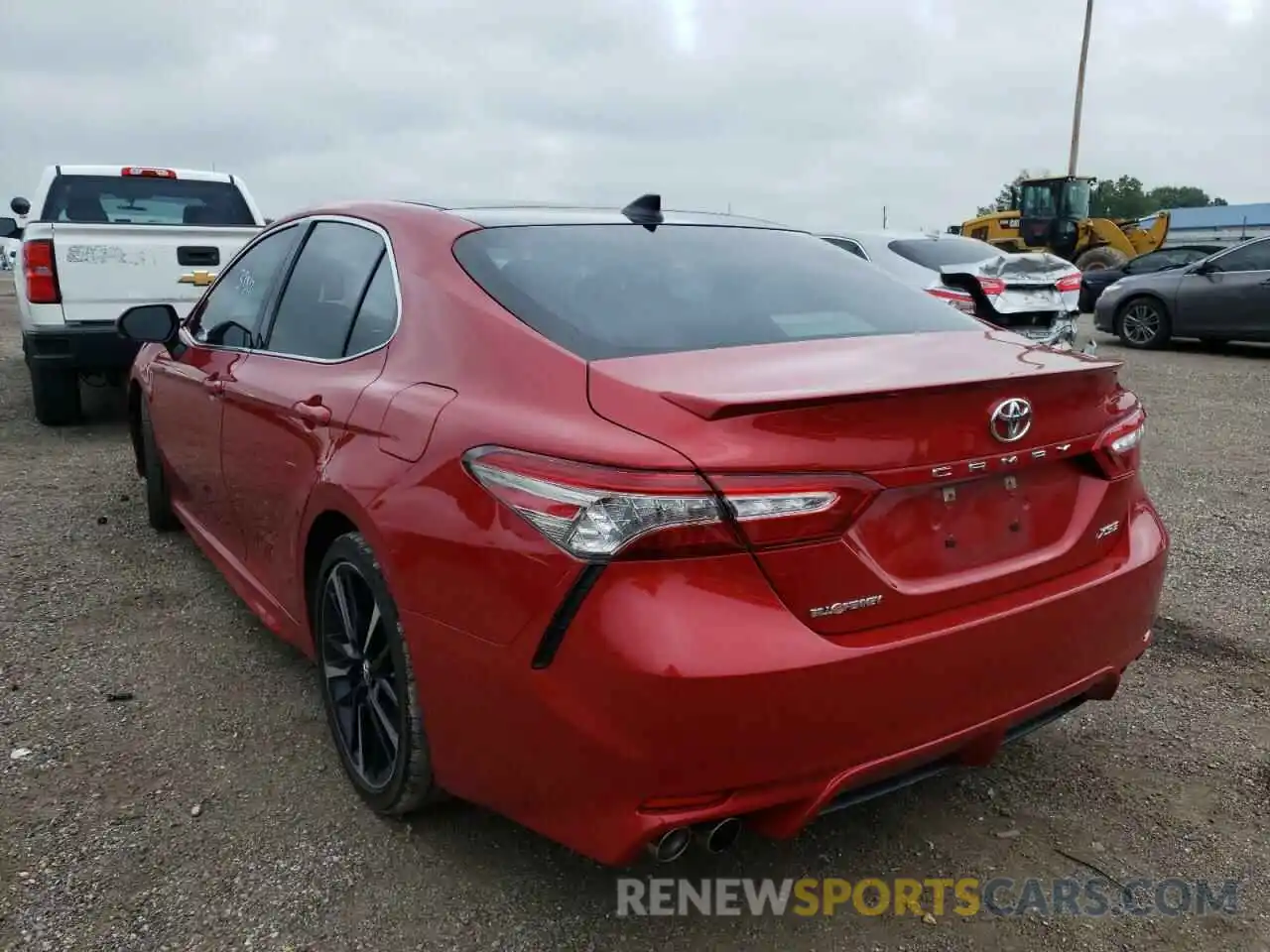 3 Photograph of a damaged car 4T1BZ1HK2KU029386 TOYOTA CAMRY 2019