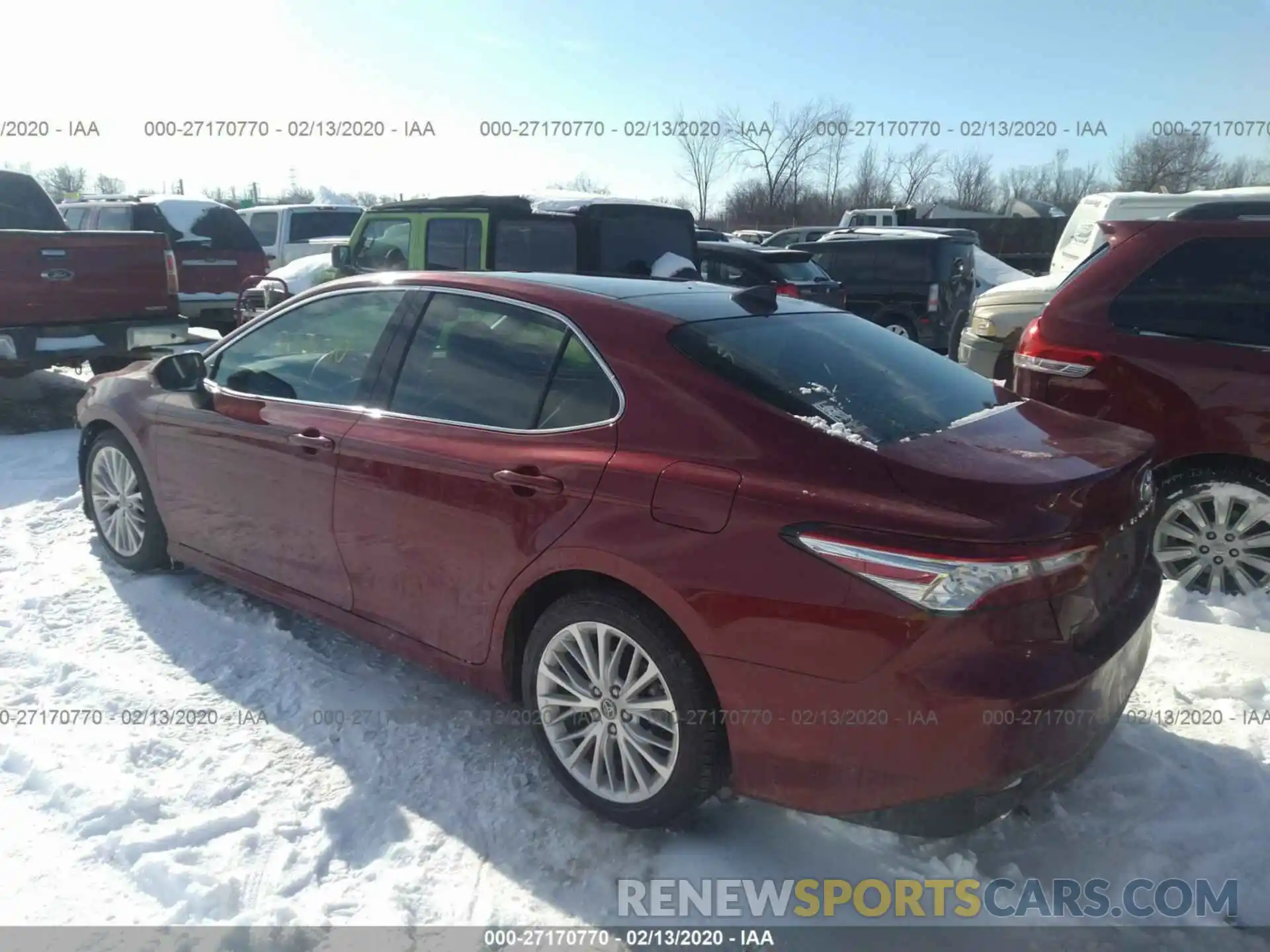 3 Photograph of a damaged car 4T1BZ1HK2KU030778 TOYOTA CAMRY 2019